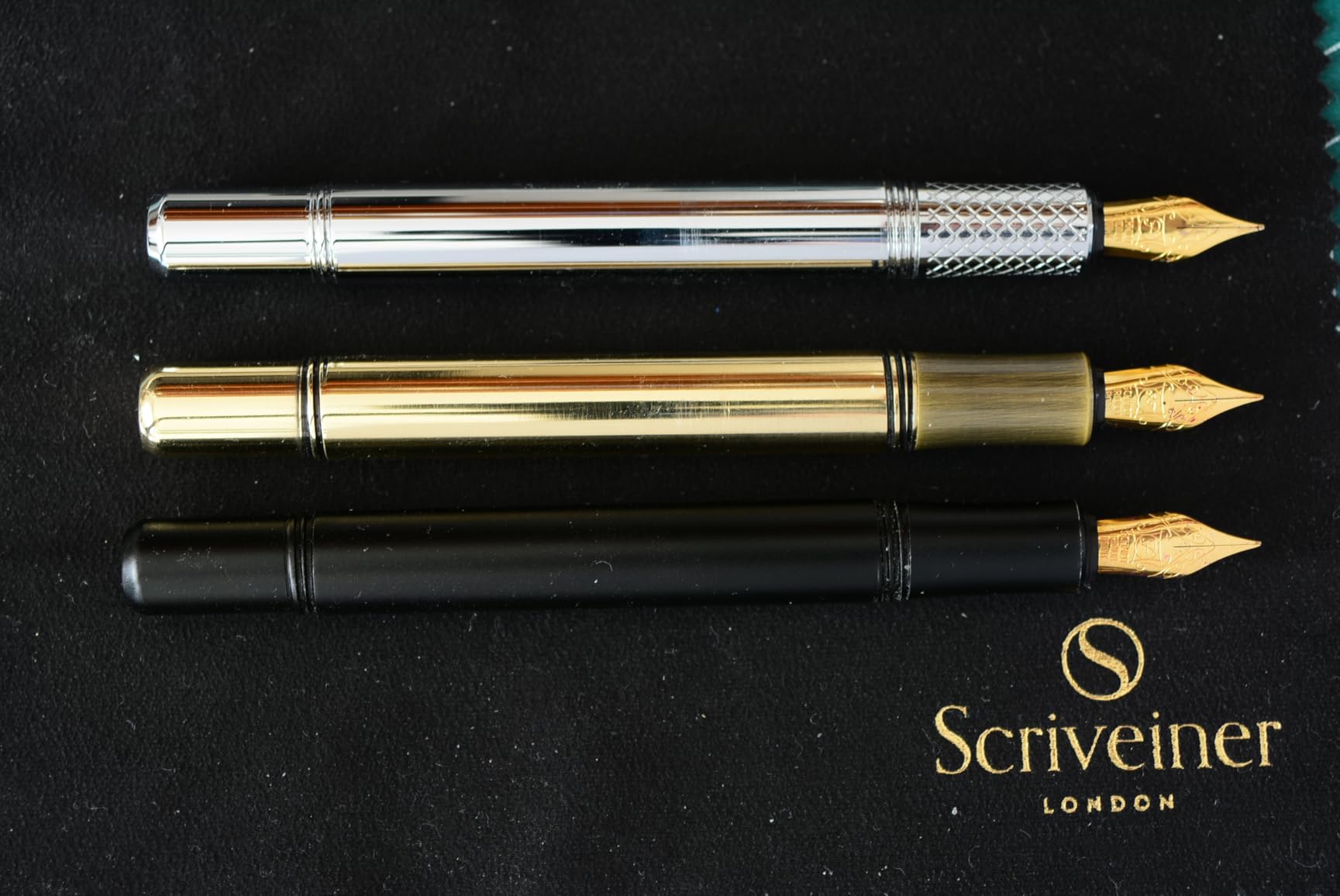 Scriveiner Gold Luxury Fountain Pen (Fine) - Award Winning - Heavy Pocket Stunning Luxury Pen, Real Gold Plating, German Nib & Converter customer photo 1