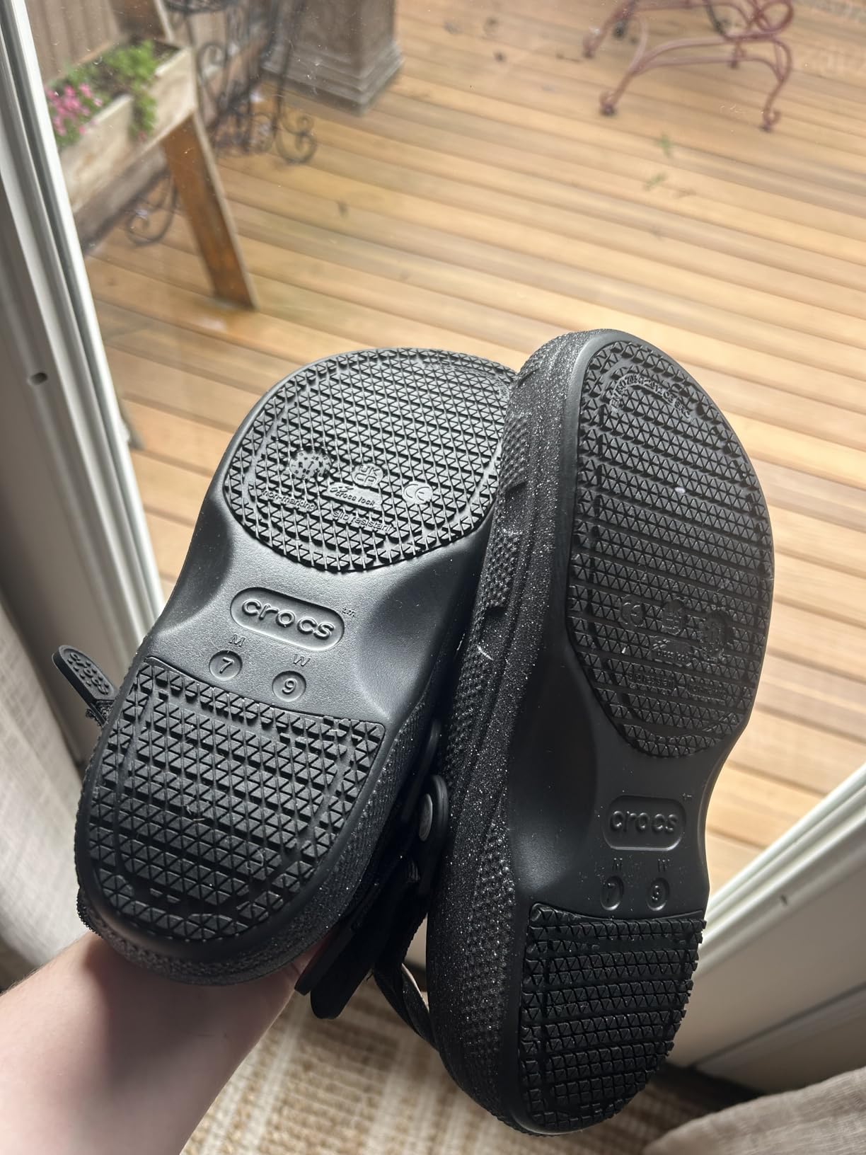 Crocs Unisex-Adult Classic Work Clogs, Slip Resistant Shoes customer photo 1