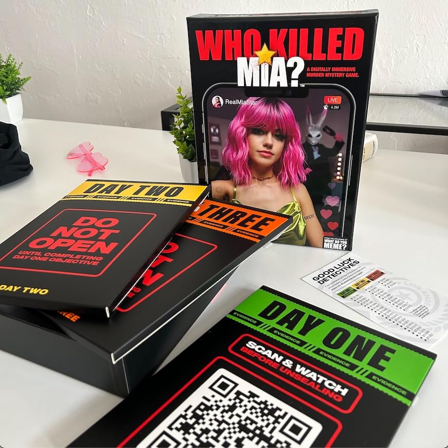 What DO You Meme? Who Killed Mia - A Modern Murder Mystery Game True Crime Solving Games for Adults customer photo 2