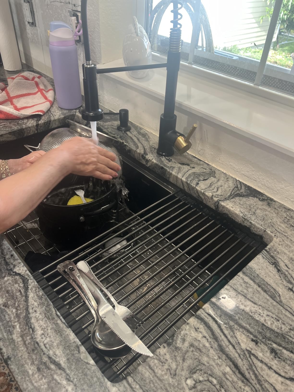 LORDEAR 18 inch Undermount Bar Sink Workstation - 18x19x10 Inch Bar Prep Sink 16 Gauge Stainless Steel Single Bowl Handmade RV Outdoor BBQ Camper Sink with Full Cutting Board customer photo 1