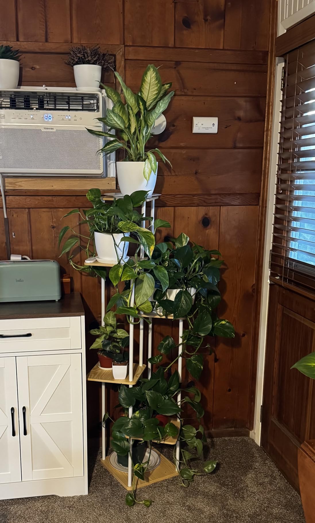 Bamworld Plant Stand Indoor Tall Plant Shelf for Multiple Plants Corner Plant Table Tiered Flower Stand for Living Room Bedroom Balcony Brown customer photo 1