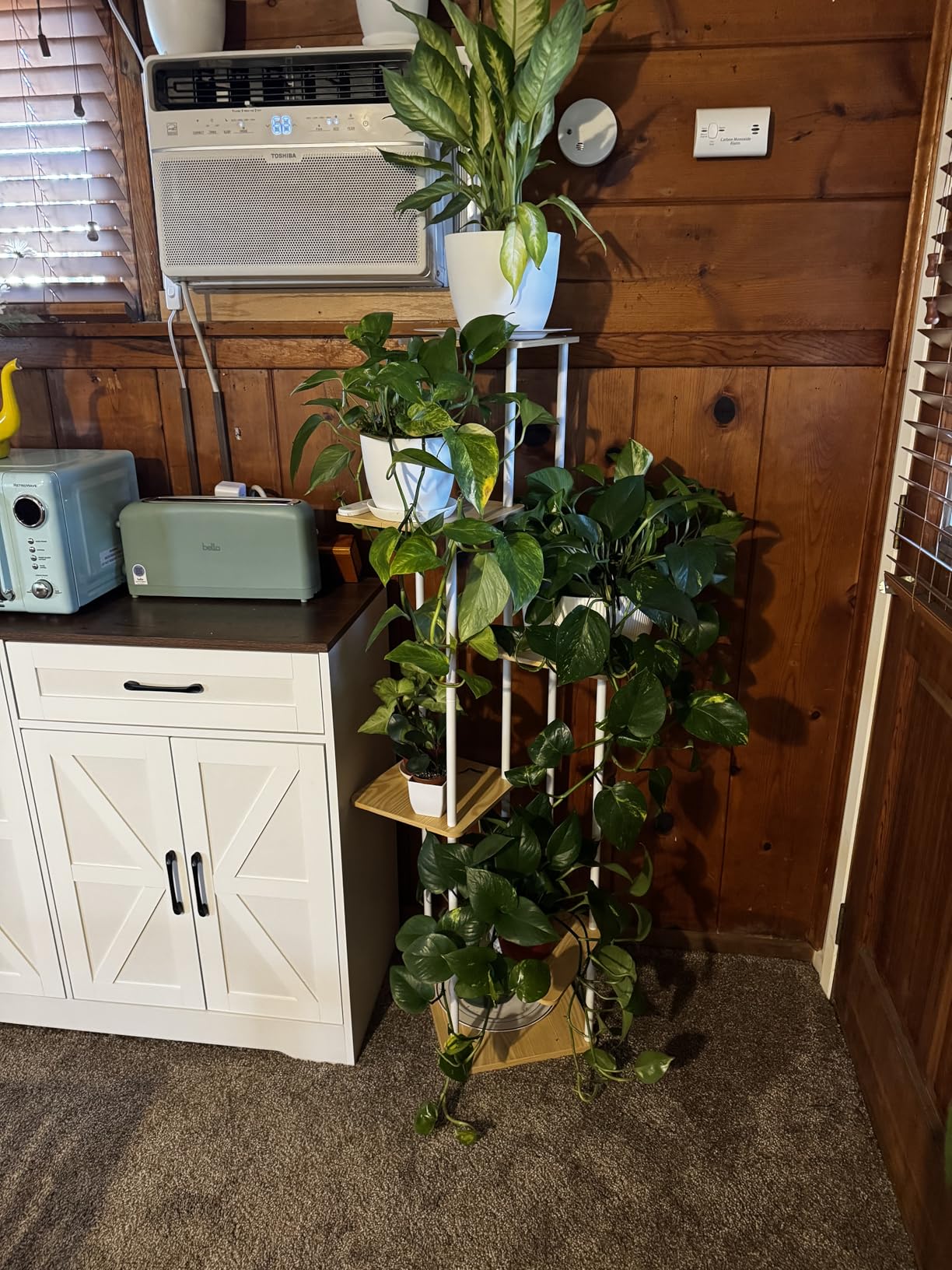 Bamworld Plant Stand Indoor Tall Plant Shelf for Multiple Plants Corner Plant Table Tiered Flower Stand for Living Room Bedroom Balcony Brown customer photo 2