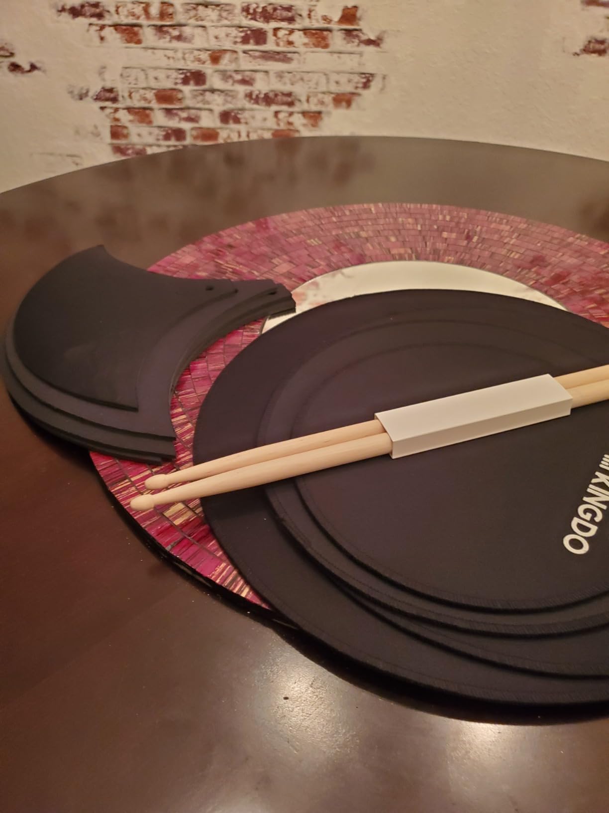 11 Pieces Cymbals Mute Pads Set with Snare Drum Pad, and Hi Hats Set Pad, Foam Drum Silencer Pads customer photo 1