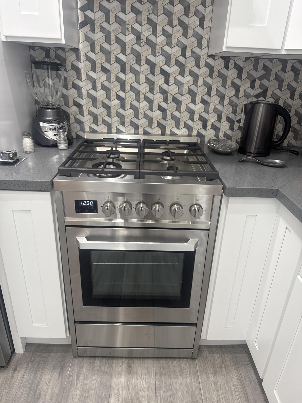 RRG361TS 36 Inch Gas Range Oven with Timer - Stainless Steel, Sealed Burners, Convection Fan, Easy Reach Racks customer photo 1