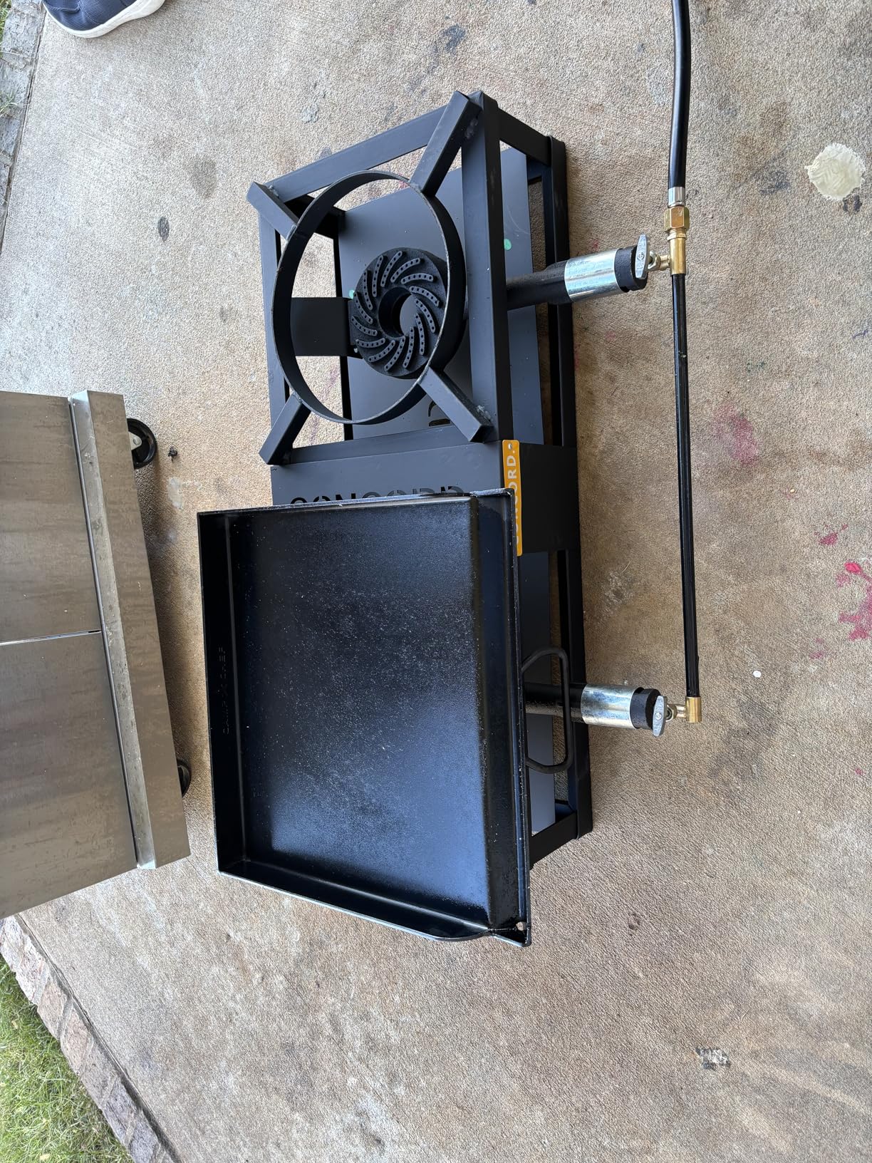 CONCORD THE BLOCK BURNER MAX Double Propane Outdoor Burner. 200,000 Total BTU. Wok Burner. customer photo 2