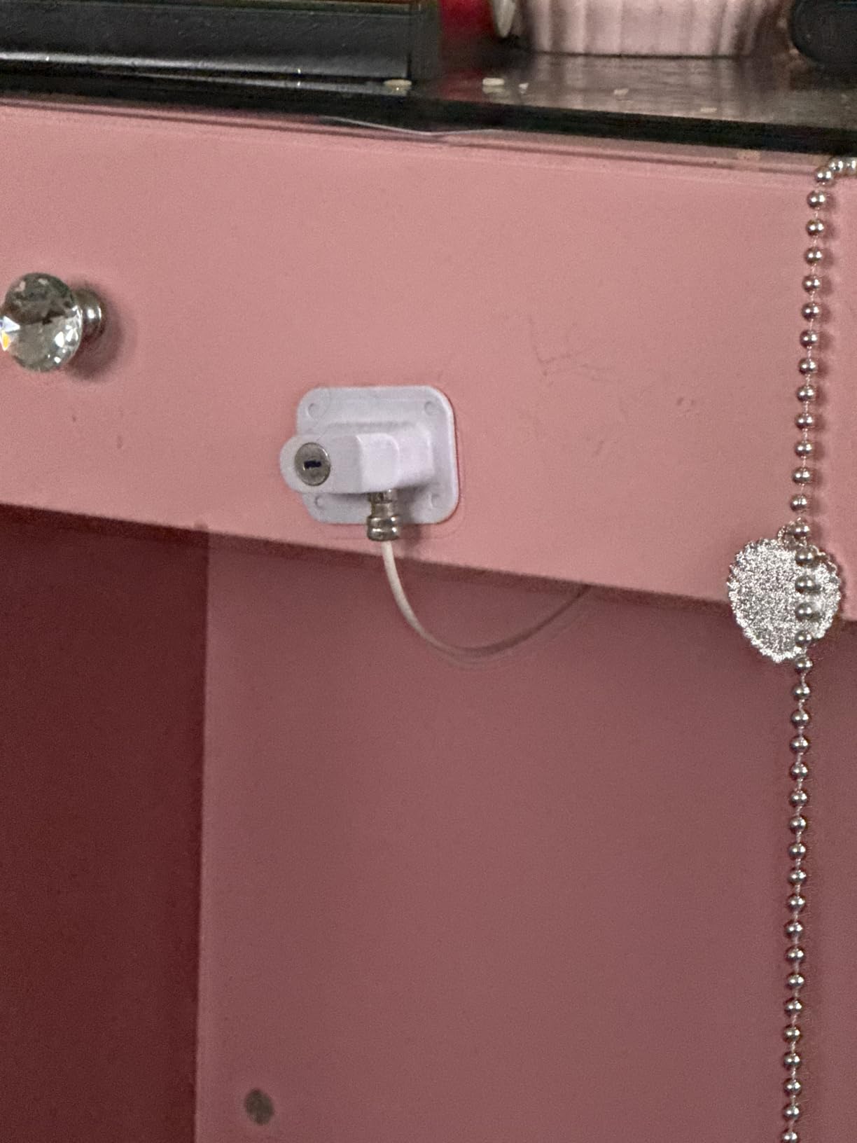 Refrigerator Lock 2 Packs, Fridge Lock with Silicone Wire Protection, Easy to Use Cabinet Locks with Key customer photo 1