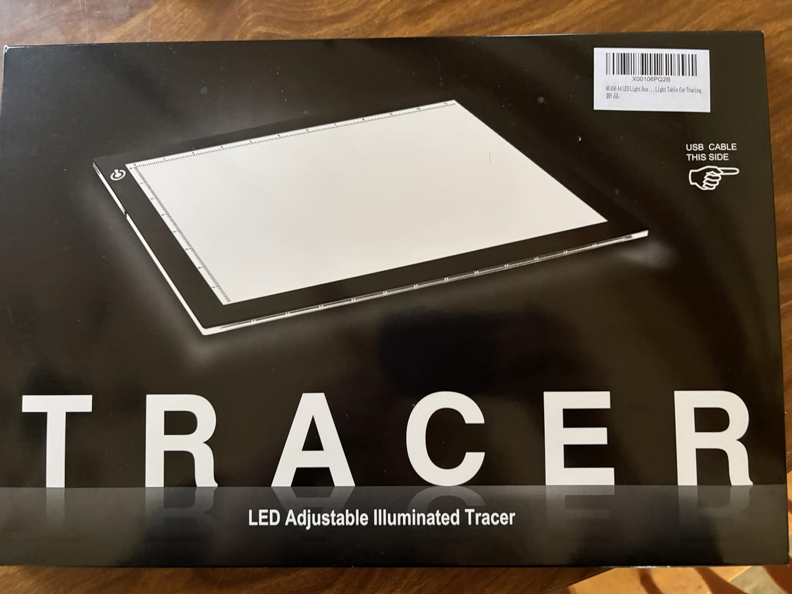 ME456 Rechargeable A4 Light Drawing Board, Lithium Battery Powered Light Pad, Adjustable Brightness LED Tracing Light Box Ideal for Diamond Art, Weeding Vinyl, Viewing Slides, Stenciling customer photo 2