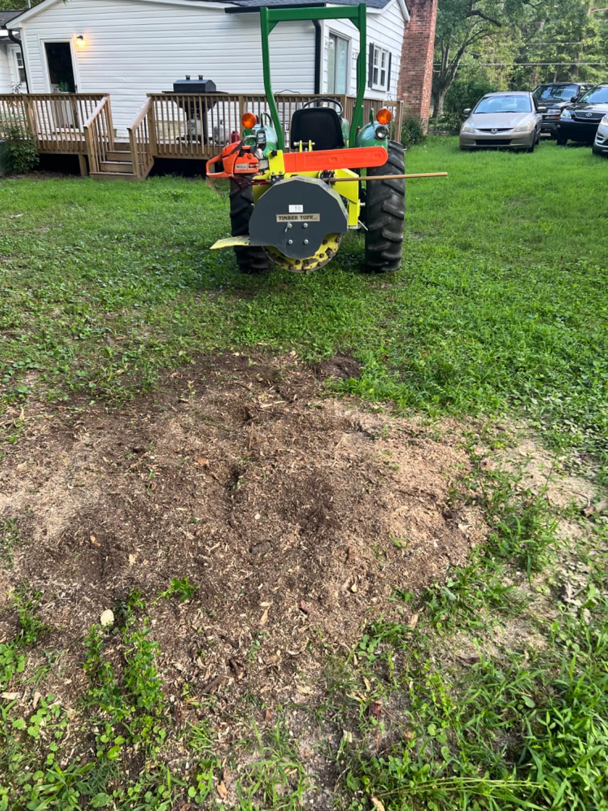 Timber Tuff Heavy Duty 3 Point Stump Remover with 34 Carbide Teeth & Slip Clutch customer photo 1