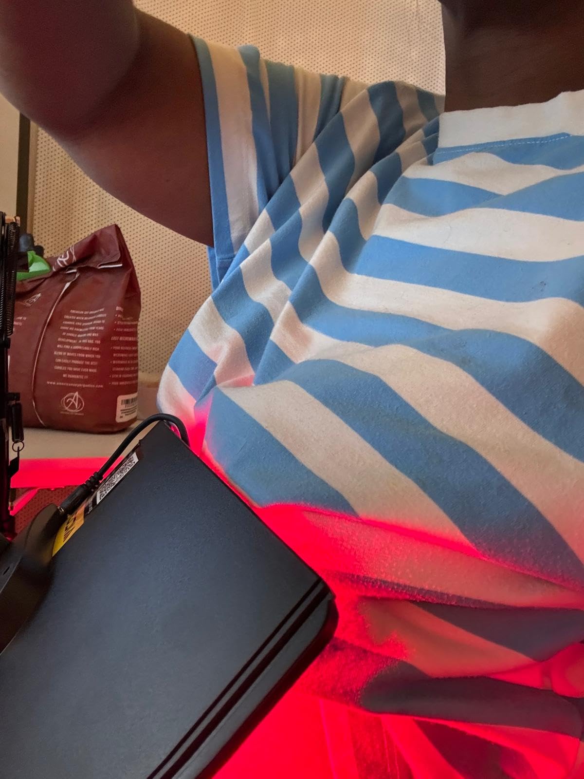 Red Light Therapy for Face and Body, Red Infrared Light Therapy Lamp with Stand Led 660nm Red Light-Therapy & 850nm Infrared Light Device for Body customer photo 2