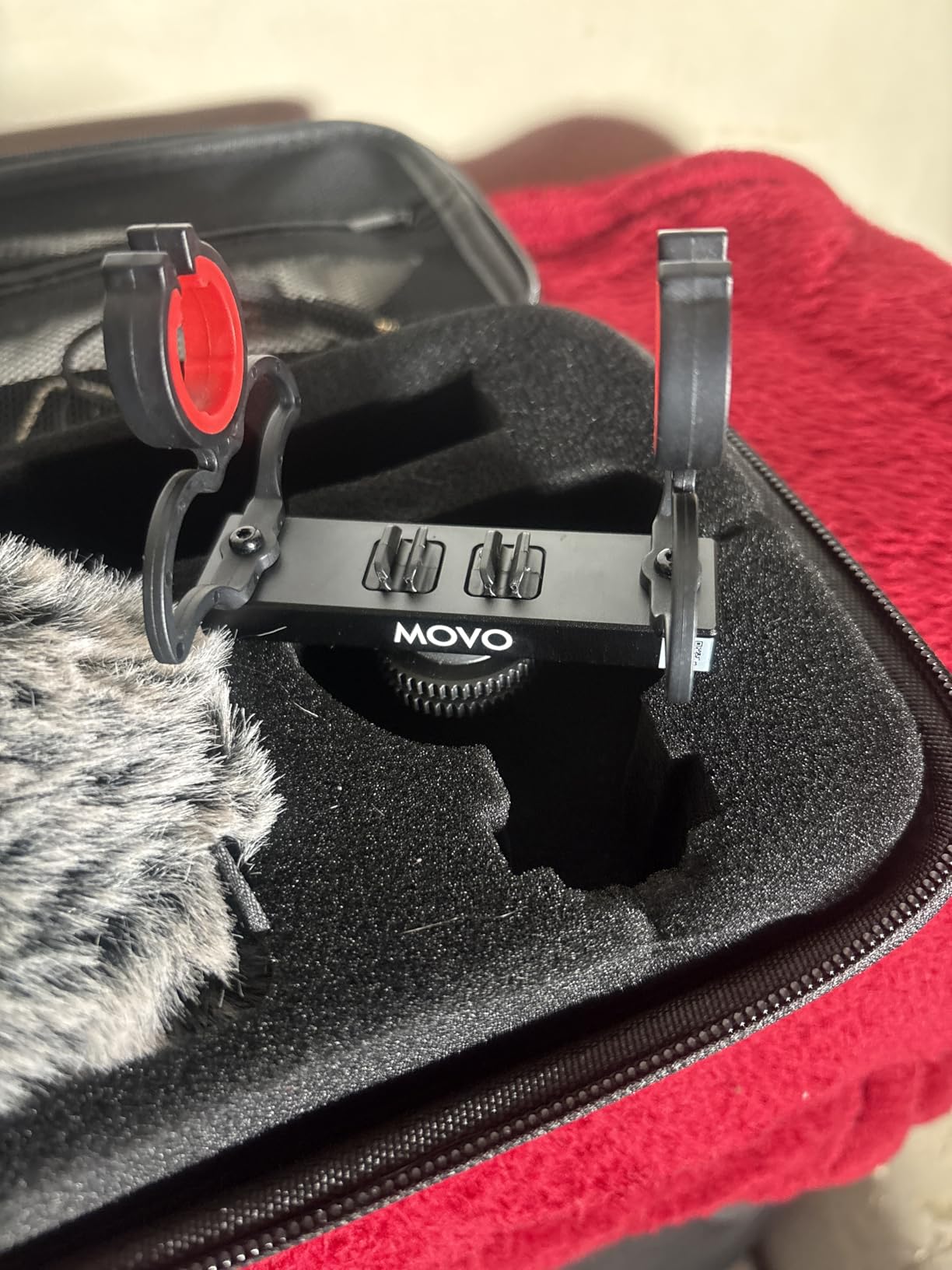 Movo SM6 Ultraflex Premium Shockmount for Shotgun Microphones - Compatible with Rode NTG Series, Sennheiser MKE600, Audio-Technica AT875R customer photo 1