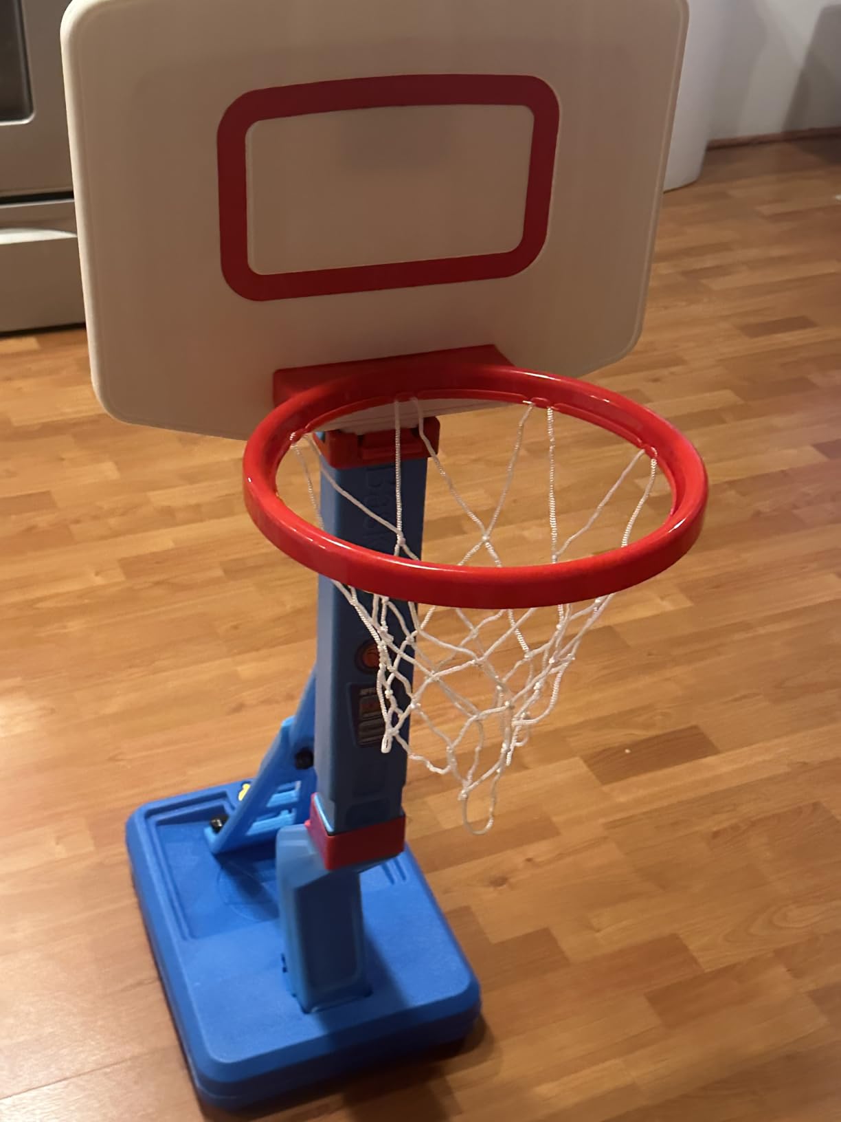 SUPER JOY Toddler Basketball Hoop - Height Adjustable Kids Basketball Hoops for Indoor & Outdoor Play - Portable Mini Basketball Goal for Poolside - Game Sport Toys for Boys & Girls Age 1 2 3 4 5 customer photo 1