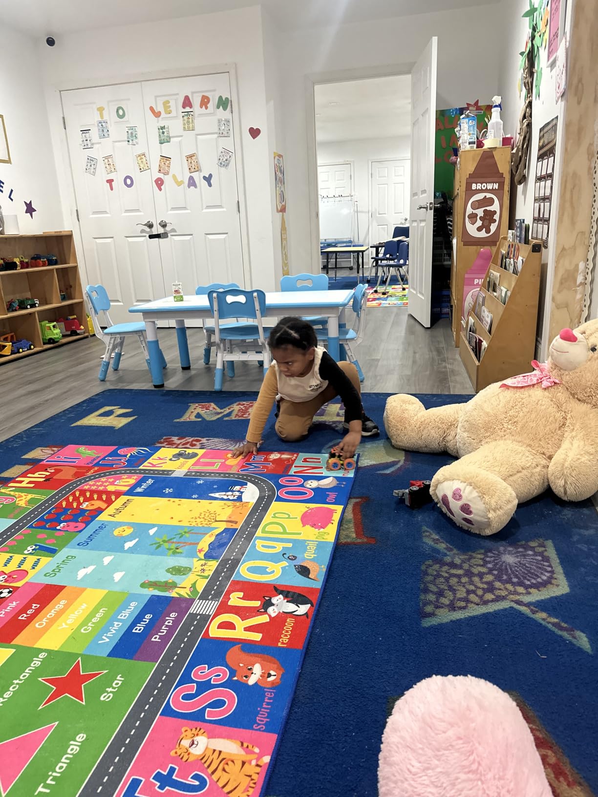 ABC Carpet,Kids Carpet for Playroom, Classroom Floor Play Mat for Kids,Preschool Rugs wtih ABC, Numbers, Animals, Extra Large Thick (78.7X59 Inch) customer photo 1