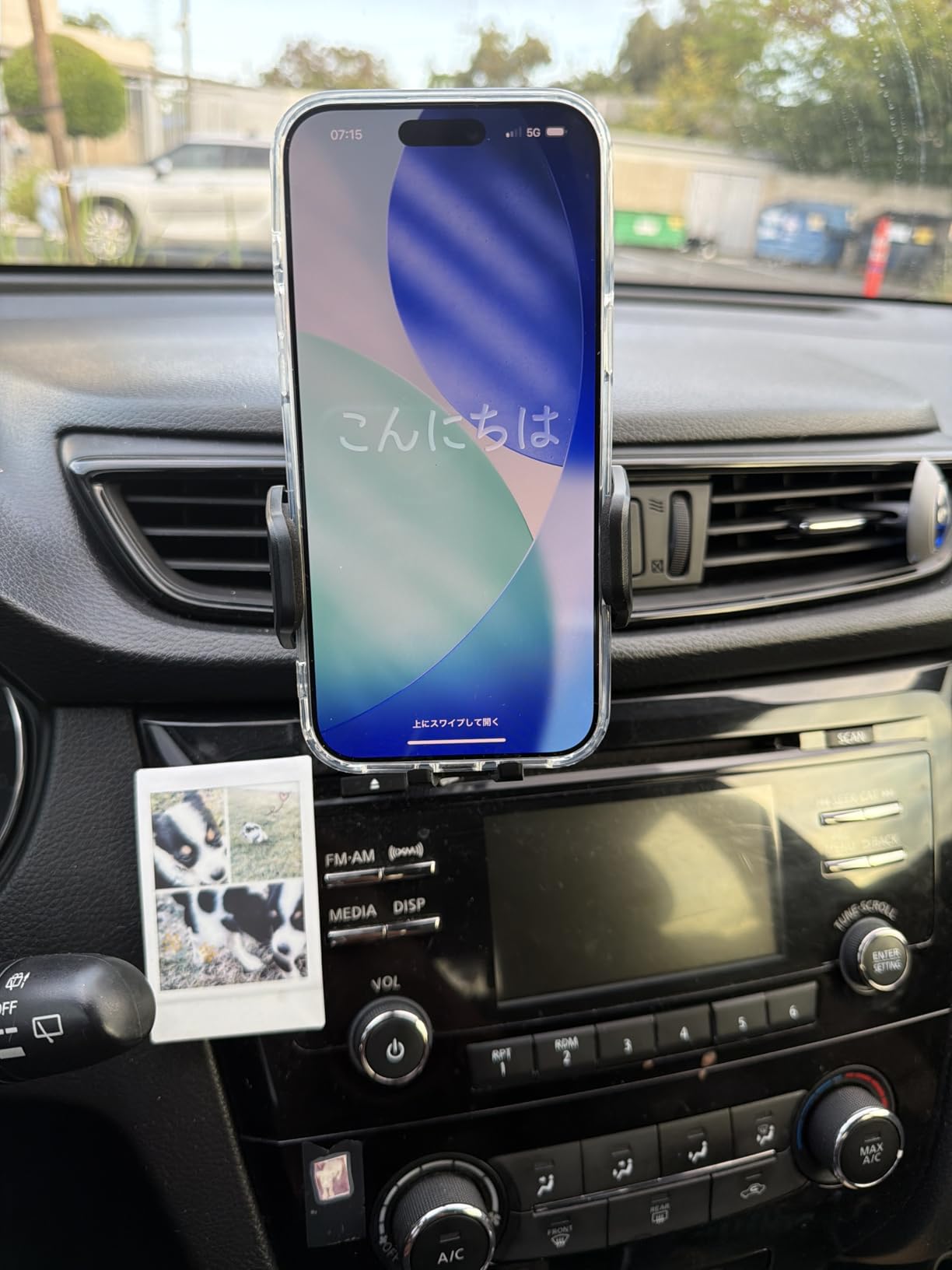 Miracase Phone Holders for Your Car with Metal Hook Clip, Air Vent Cell Phone Stand Car Mount, Universal Automobile Cradle for Garmin GPS Fit iPhone Android and All Smartphones, Dark Black customer photo 2