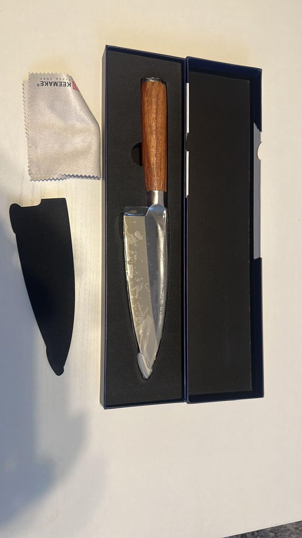 KEEMAKE Deba Knife 6.5 inches, Chef Knife Single Bevel High Carbon Stainless Steel 1.4116 Japanese Style Kitchen Knife customer photo 1