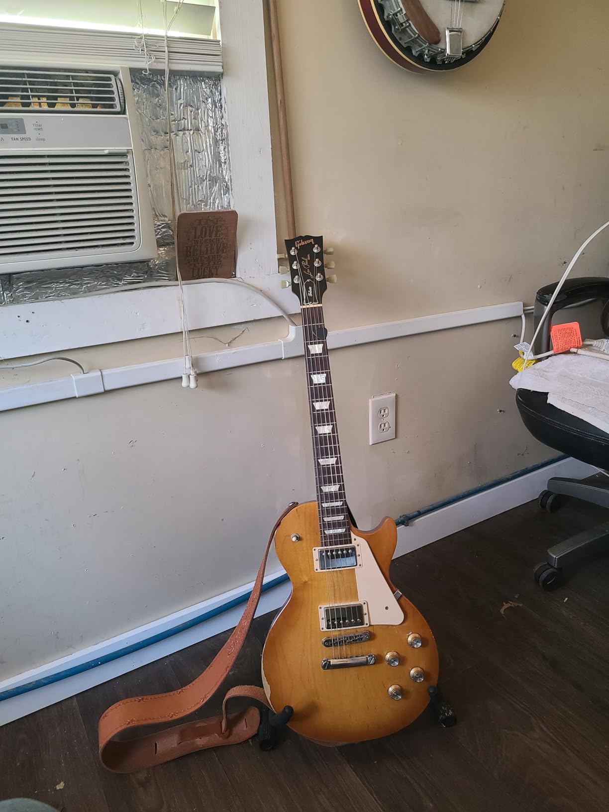 Guitar Stand, Guitar Rack for Acoustic Holder, Electric Guitar, Bass, Multiple Guitar Rack Holder for Guitars, Guitar Amp Accessories, for Home Music Studio, Black GSHB6501 customer photo 1