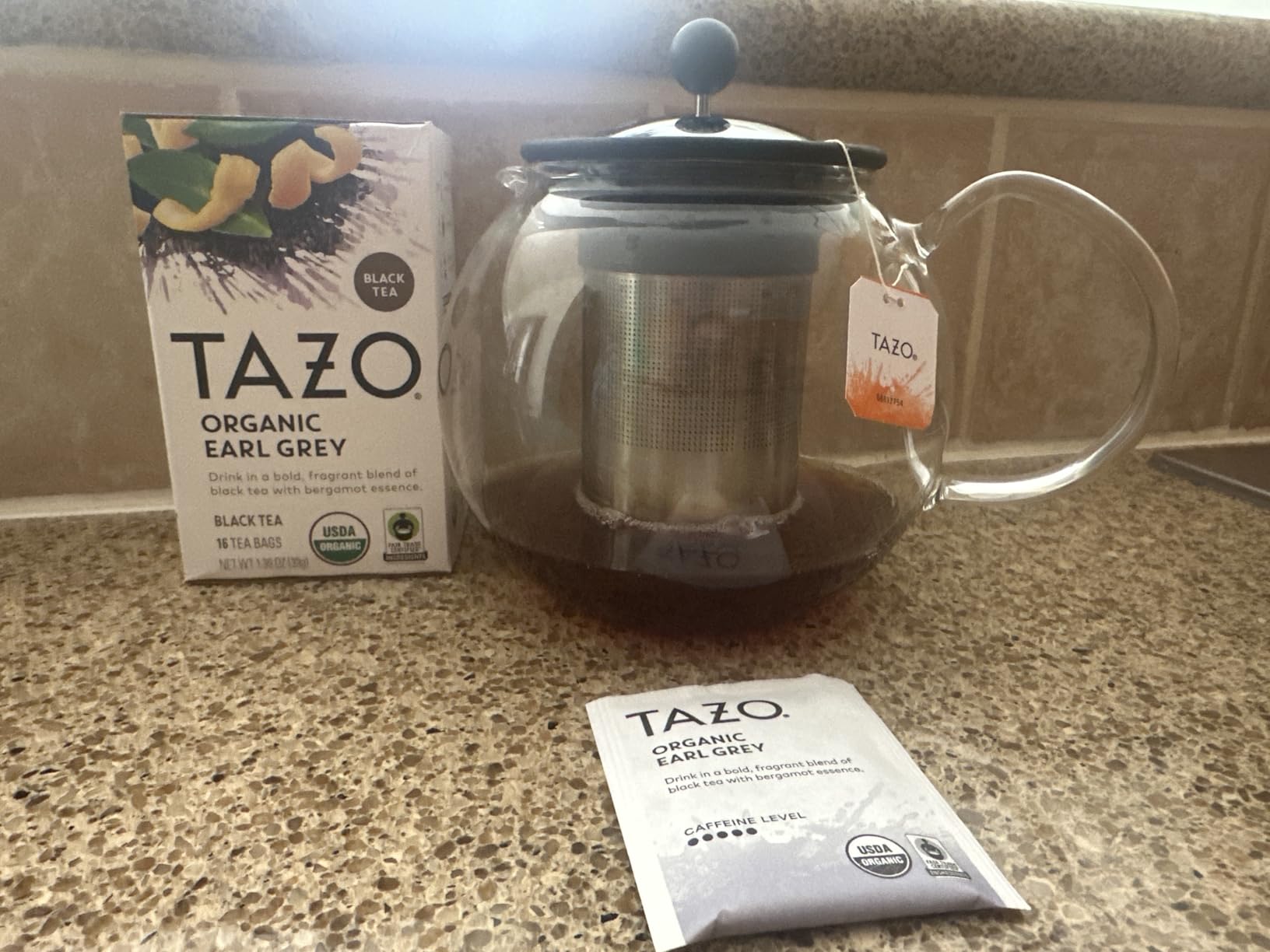 TAZO Organic Earl Grey Tea Bags, Black tea with Caffeine, 16 Total Tea Bags customer photo 1