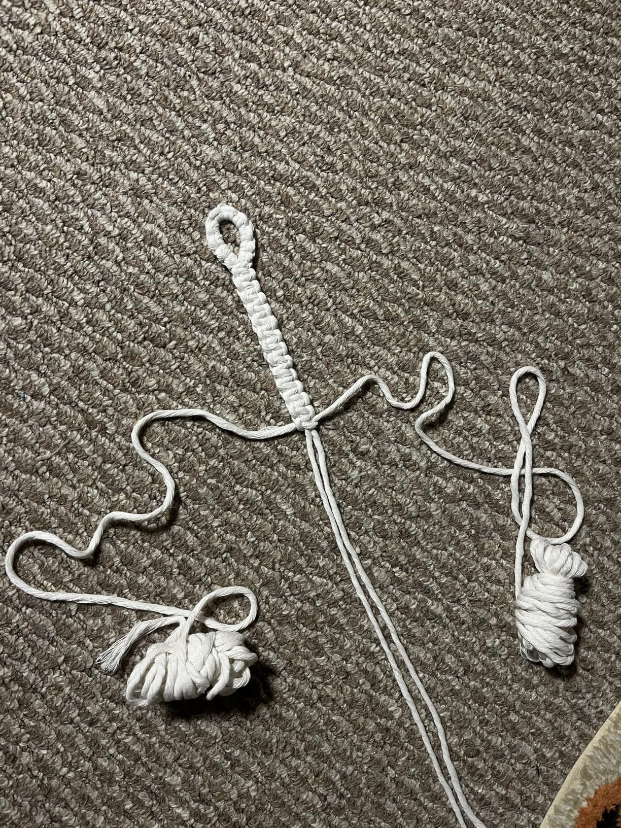 BOCHIKNOT Macrame Cord 4mm x 109yds - Single Strand Macrame Cord for Wall Hangings Plant Hangers - 4mm Macrame Cord - Cotton Rope for Macrame and Knotting customer photo 1