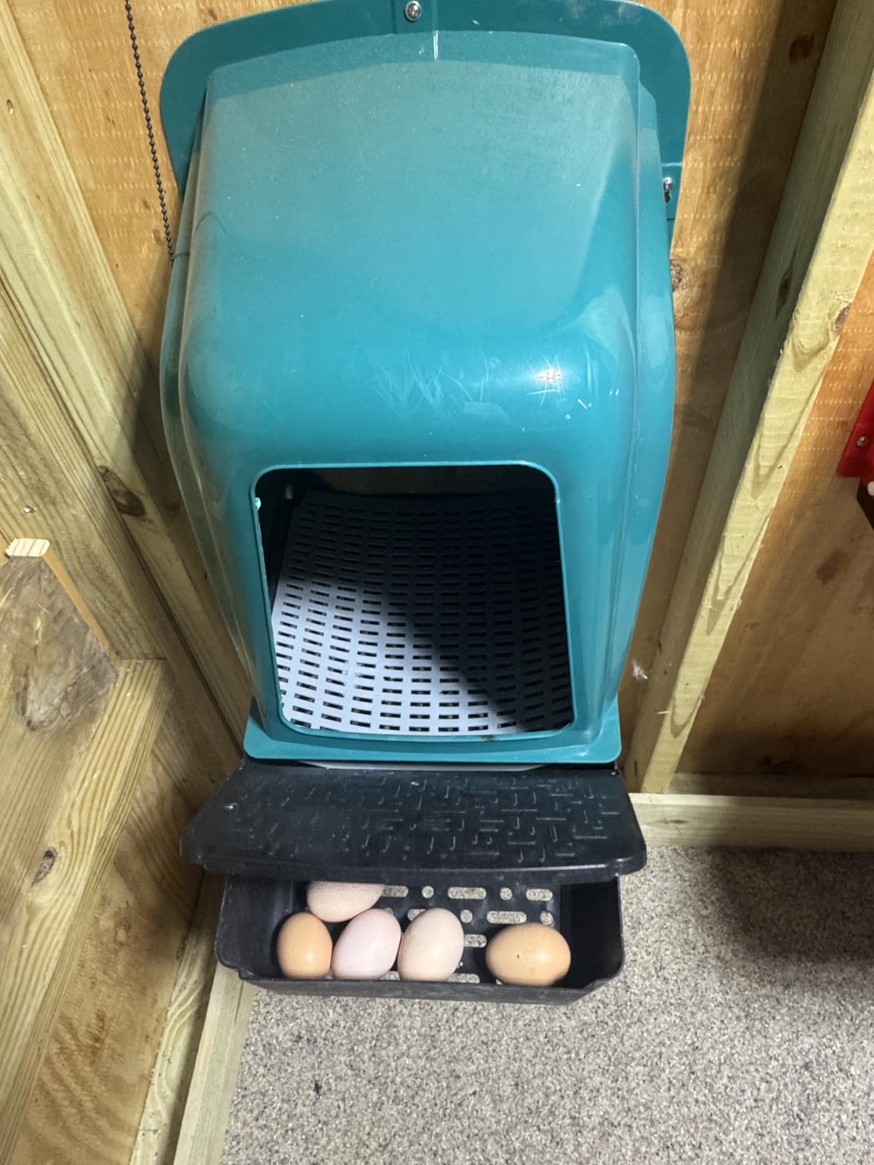 10-Pack Chicken Nesting Boxes with Perch, Roll-Out Laying Boxes for Hens, Egg Nesting Box for Chicken Coop customer photo 1