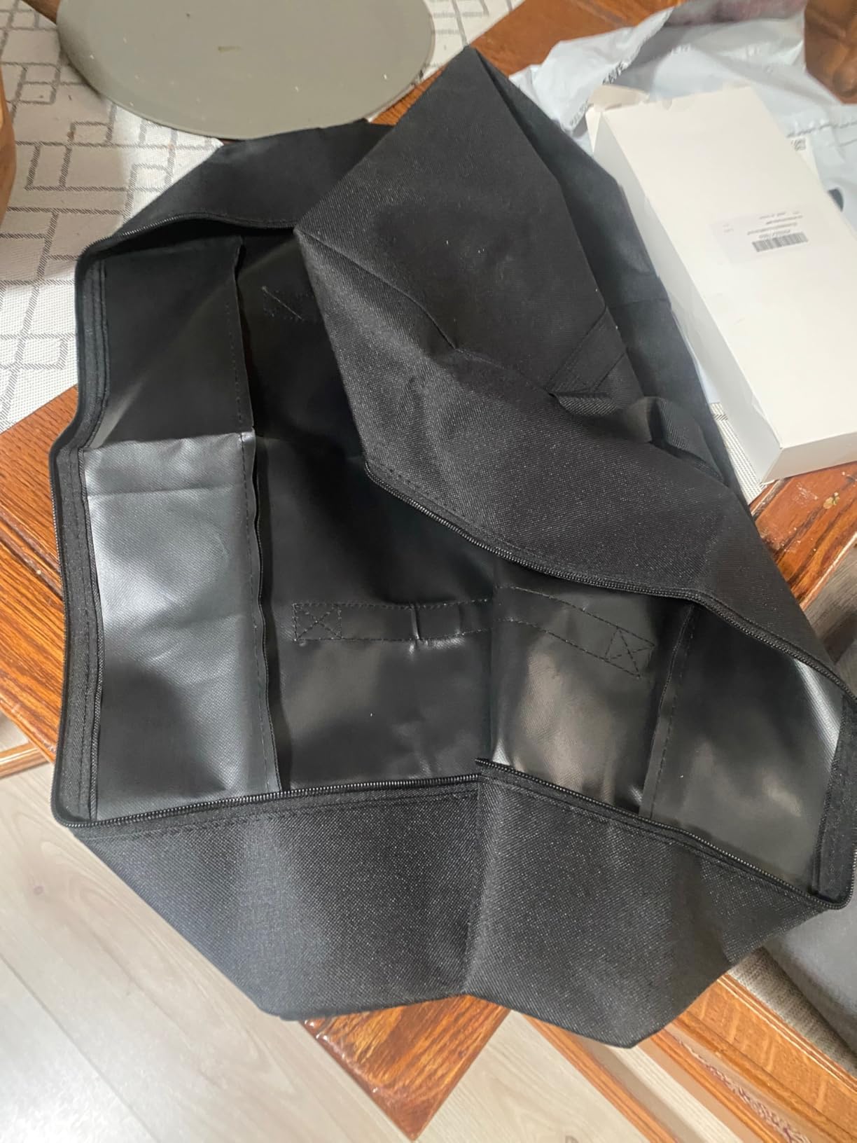 BBQ Tools Storage Bag, Grill Accessory Storage, Grilling Tools Storage, Tools Storage for Grill Utensil, Carry Bag for Outdoor Camping Barbecue, Extra Large Capacity, Can Hold BBQ Tools up to 24in customer photo 2