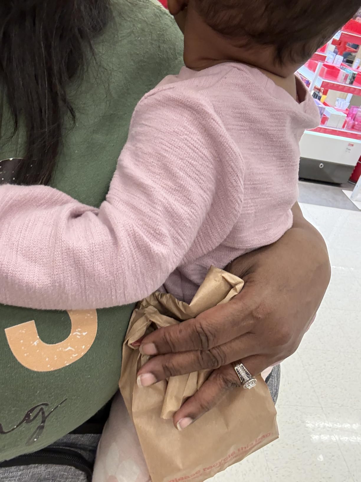 Momcozy Hip Seat Baby Carrier - Adjustable Waistband with Original 3D Belly Protector, Ergonomic Carrier with Various Pockets for Newborns & Toddlers up to 45lbs customer photo 2