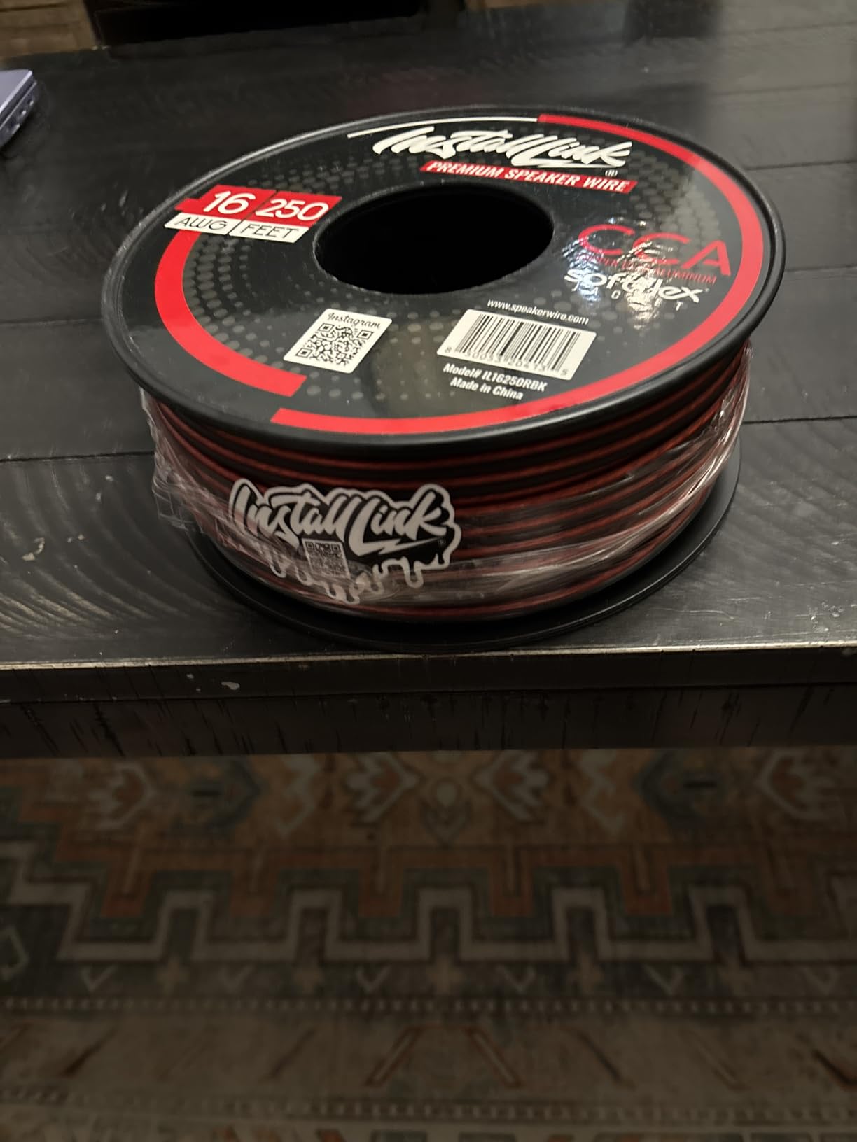 16 AWG Gauge Speaker Wire Cable Stereo, Car or Home Theater, CCA (100 Feet) by Install Link customer photo 1
