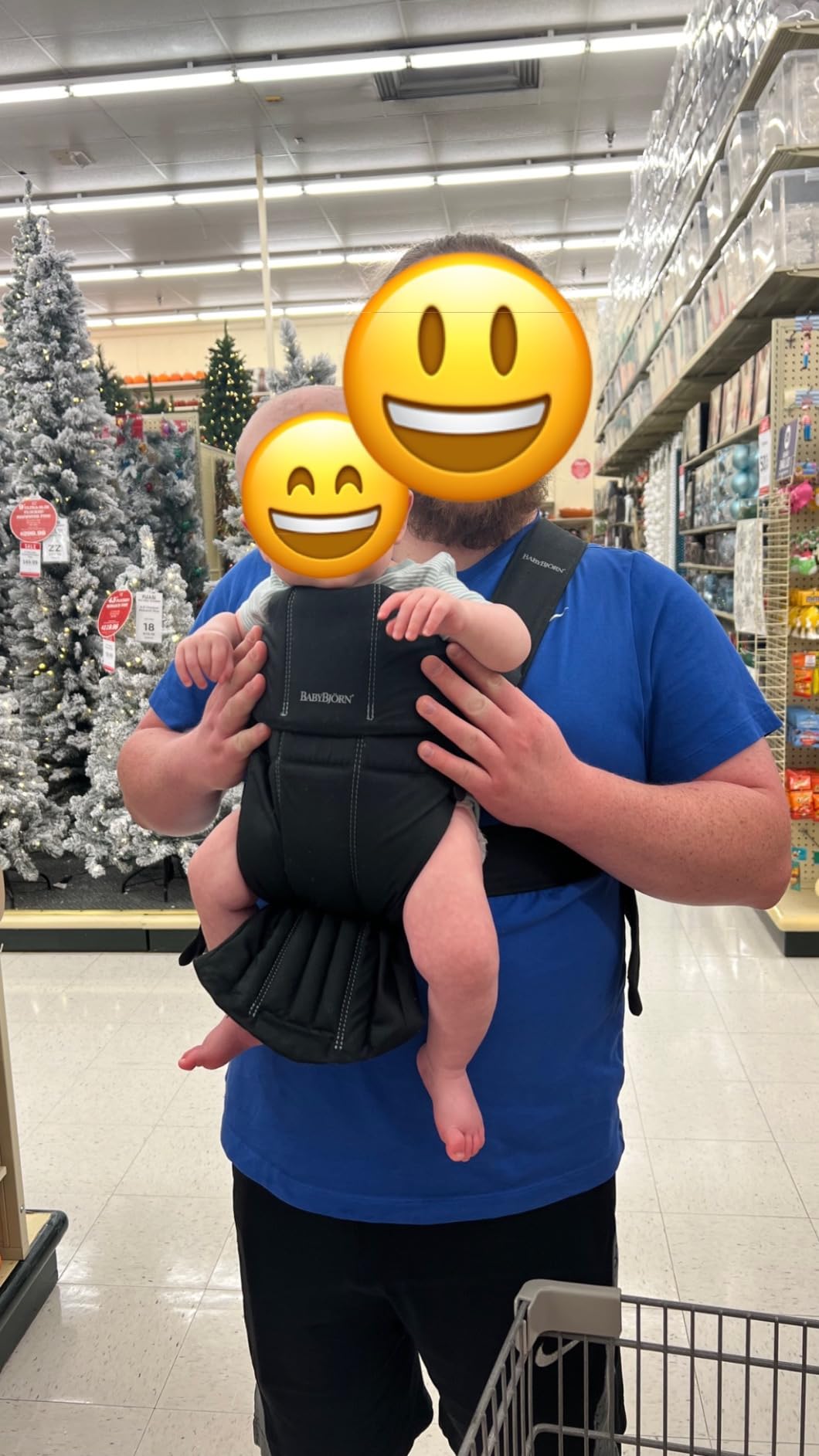 BabyBjorn Baby Carrier Mini, Dusty Pink, Woven | Newborn Carrier (7-25 lbs), Ergonomic, Easy-to-Use customer photo 1
