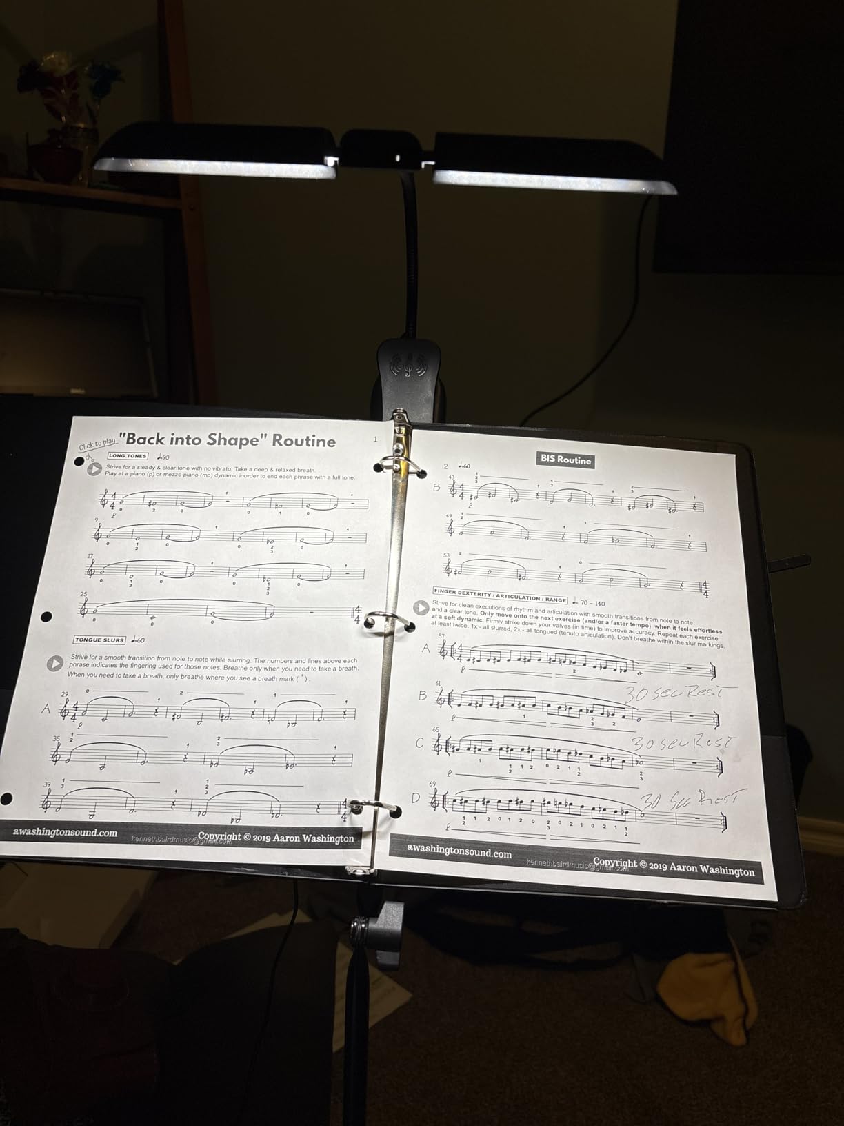 Vekkia 64 Led Rechargeable Music Stand Light - Folding Clip On Piano Lamp, Portable Professional with 5 Brightness×3 Color Temperature for Grand Piano and Book Reading customer photo 1