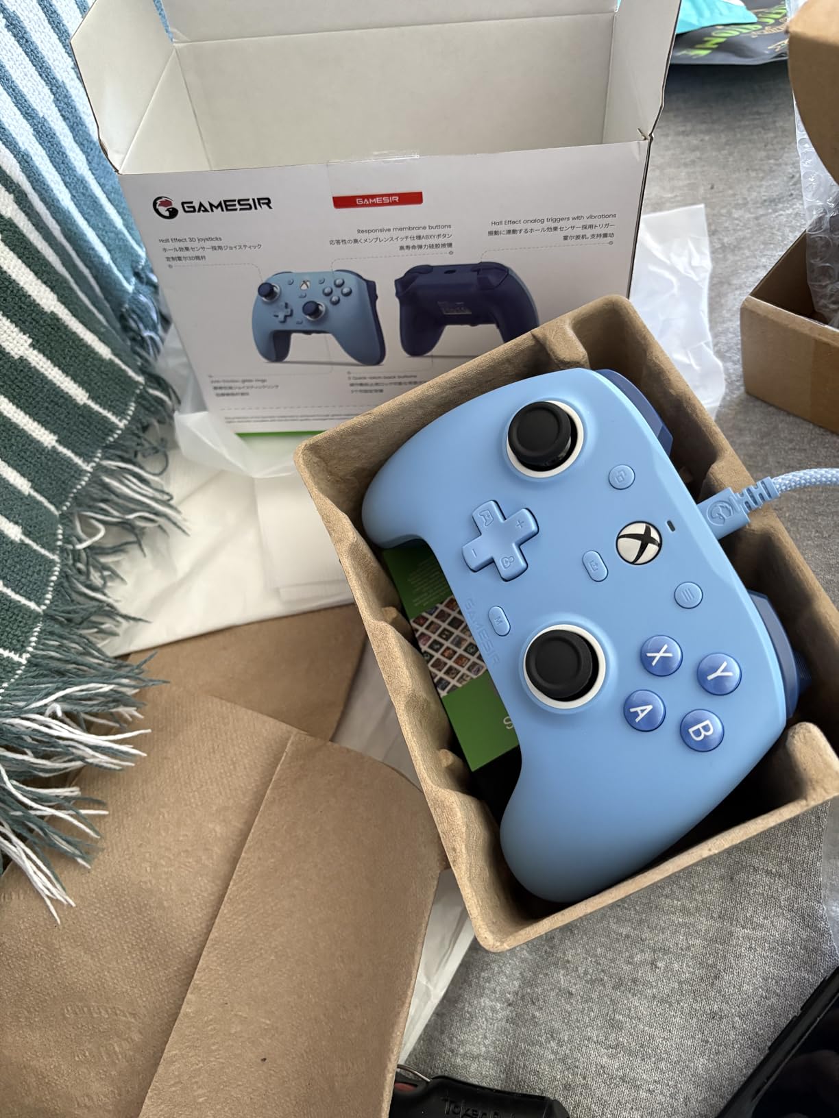 GameSir G7 SE Plug and Play Controller with Hall Effect Joysticks/Hall Trigger, Anti-Drift Wired Gamepad for Xbox Series X|S, Xbox One & Windows 10/11, 3.5 mm Audio Jack - White customer photo 2
