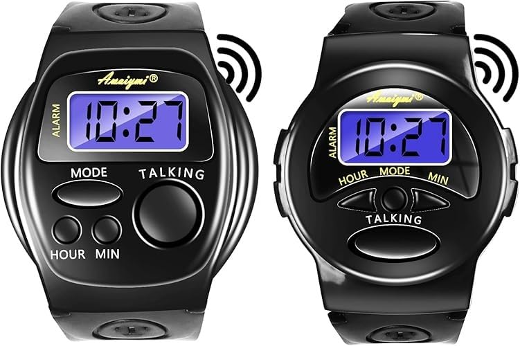 2 Pack Talking Watch English Talking Watches for The Blind Clear Female Voice Talking Watch for Visually Impaired, Easy to use for Seniors, Blind, Visually Impaired, Best Gift for Seniors customer photo 1