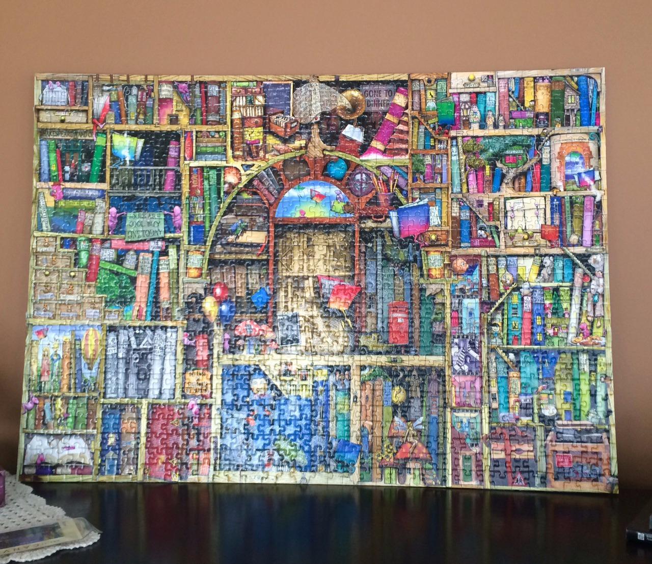 Ravensburger The Bizarre Bookshop 2 1000 Piece Jigsaw Puzzle for Adults - Handcrafted Tooling, Made in Germany, Every Piece Fits Together Perfectly customer photo 2