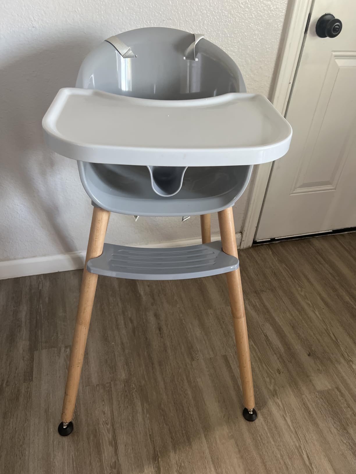 Fodoss 3-in-1 Wooden High Chair for Babies and Toddlers,Convertible Easy Clean Infant Highchair,Modern Design Silla para Comer De Bebe customer photo 1