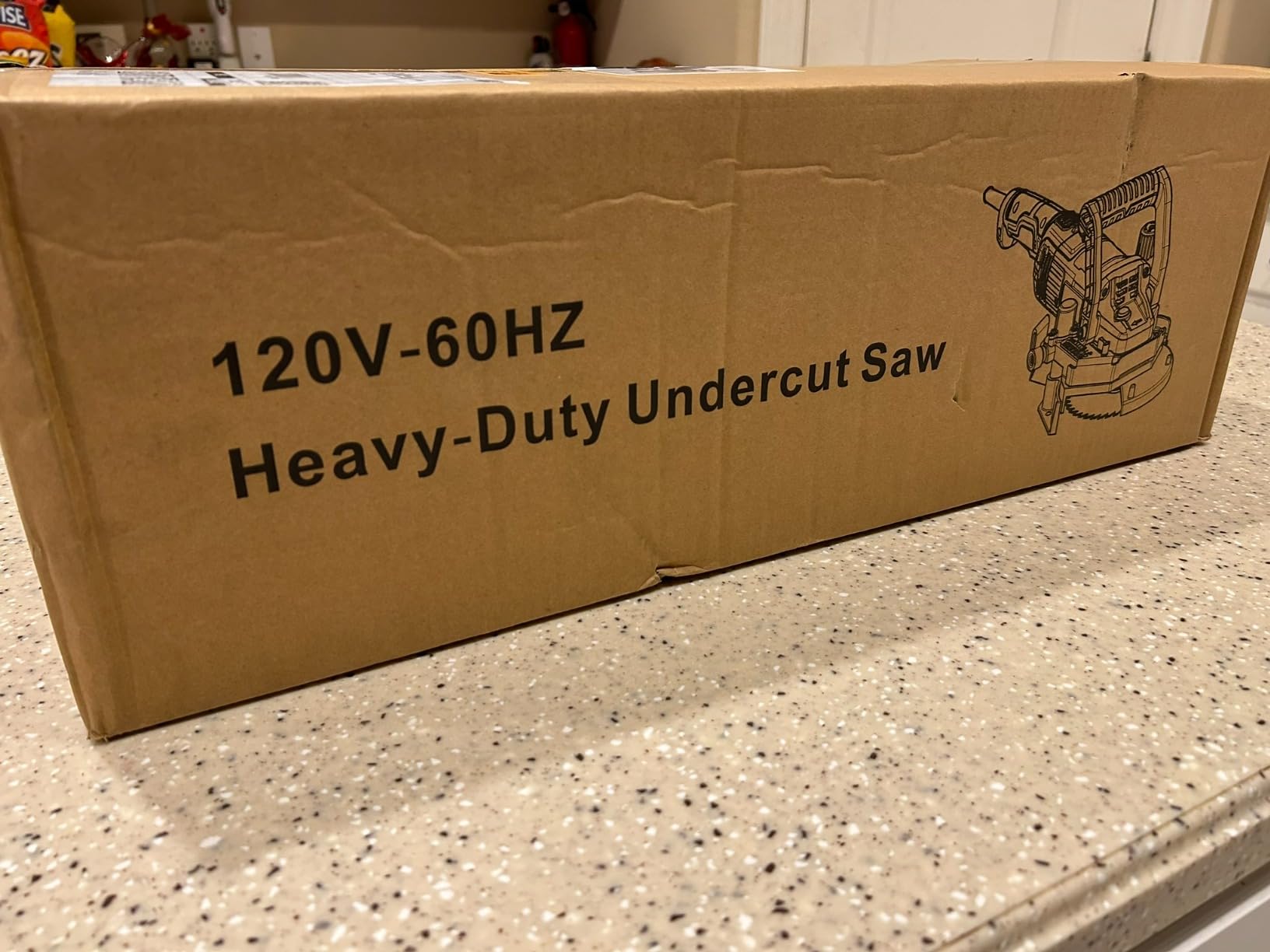Heavy-Duty Undercut Saw Jamb Saw Kit 1800W 2.5HP 120V 60Hz, with Two 6.5