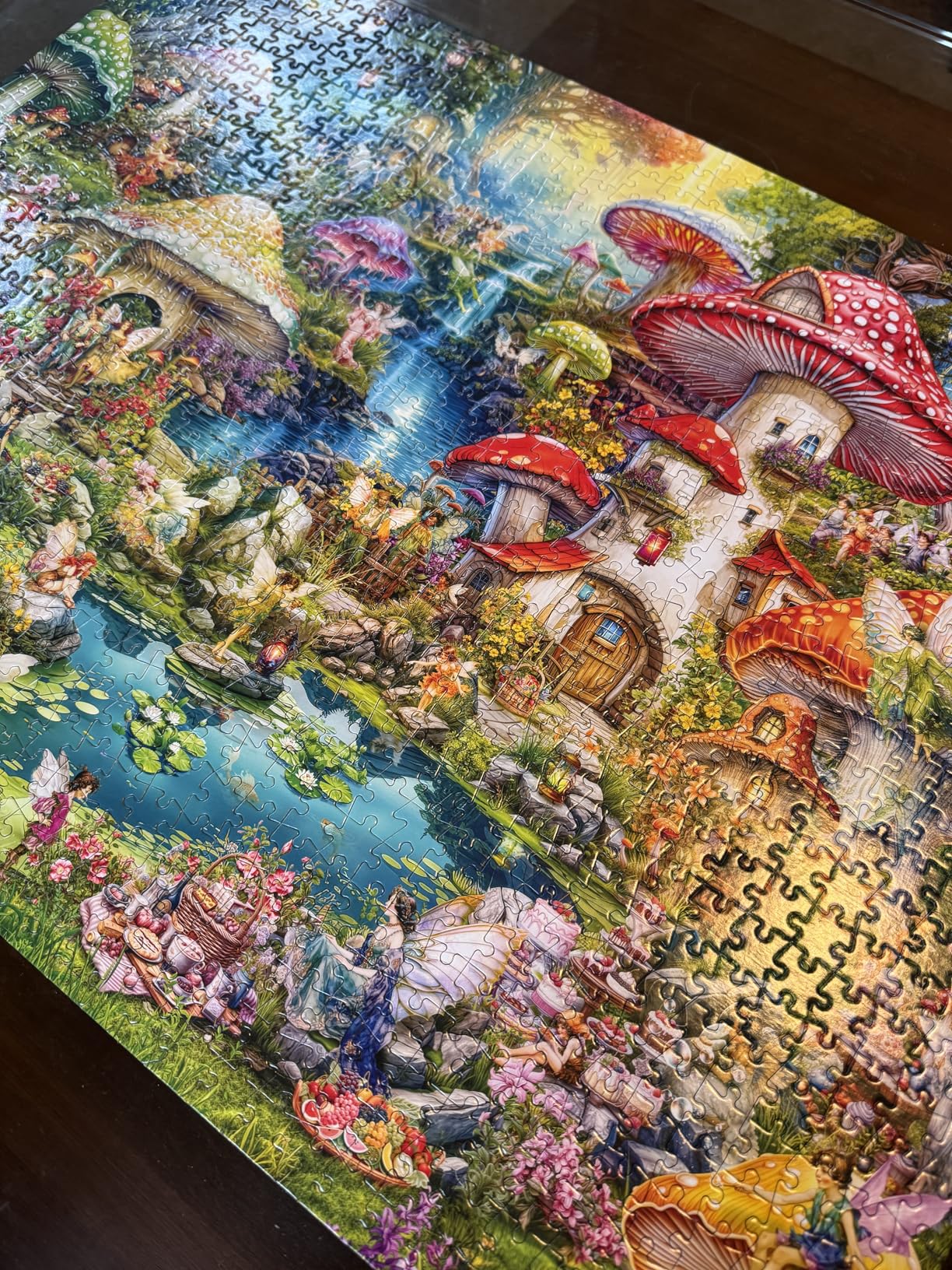 Buffalo Games - Aimee Stewart The Butterfly Ball 1000 Piece Jigsaw Puzzle, Made in USA, Premium Recycled Board, Reference Diagram customer photo 1