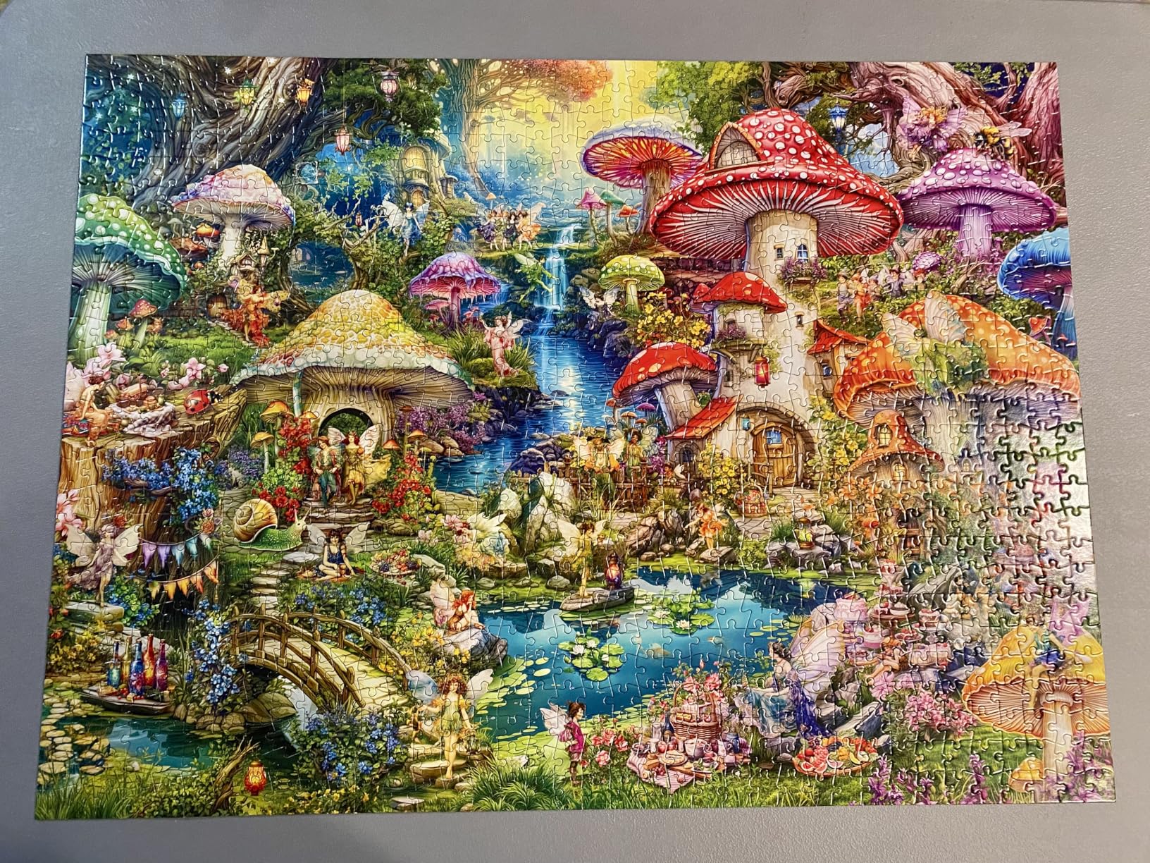 Buffalo Games - Aimee Stewart The Butterfly Ball 1000 Piece Jigsaw Puzzle, Made in USA, Premium Recycled Board, Reference Diagram customer photo 2