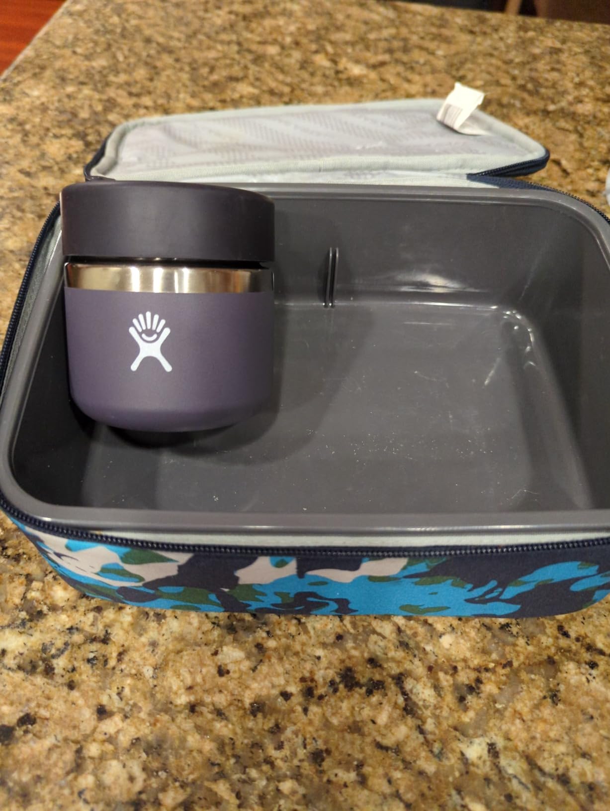 Hydro Flask Food Jar - Insulated Stainless Steel, Snack Travel Container for Hot Food, Lunch, and Soup 12 Oz Agave Green customer photo 2