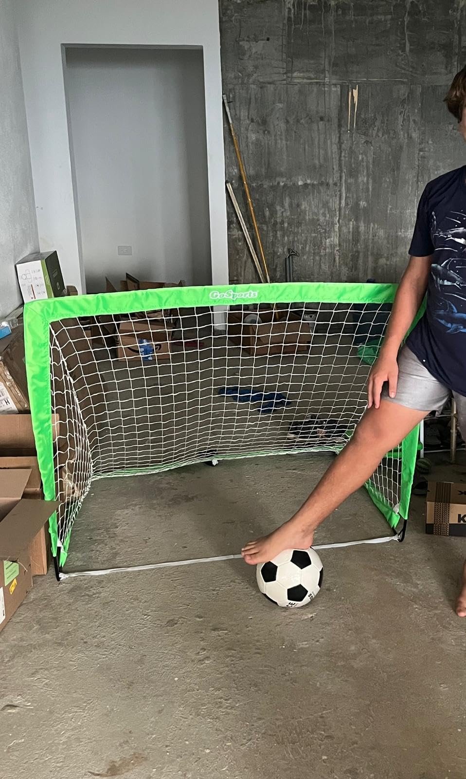 GoSports Portable Soccer Goals for Kids - 13 Color Options - Choose 4 x 3 ft or 6 x 4 ft - Team Tone Pop Up Nets for Backyard customer photo 1