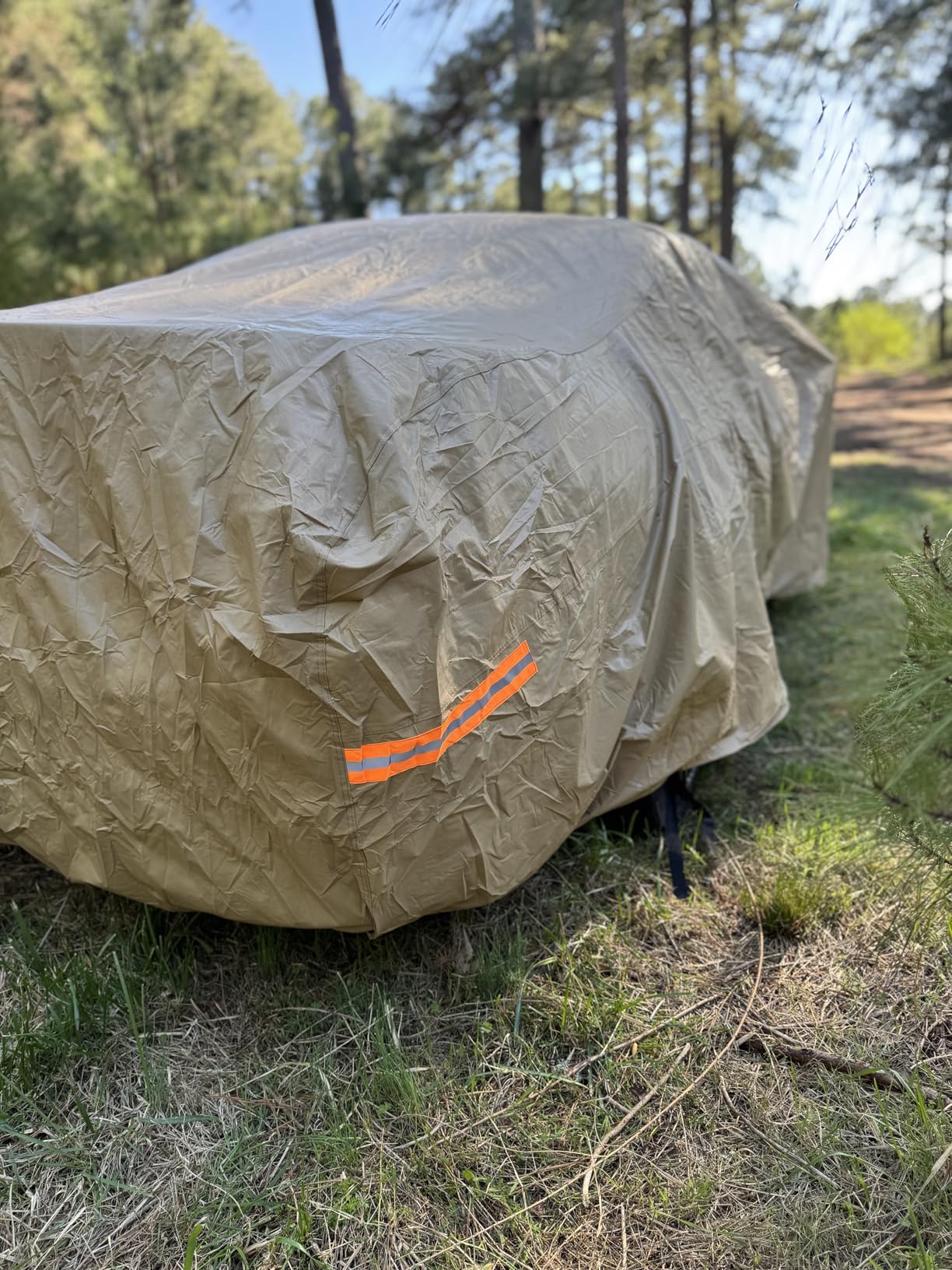 Heavy Duty Outdoor Car Cover Custom Fit for 1994-2026 Ford Mustang, Windproof All Weather Waterproof Sun Rain UV Dust Snow Protection Outdoor Car Covers customer photo 1