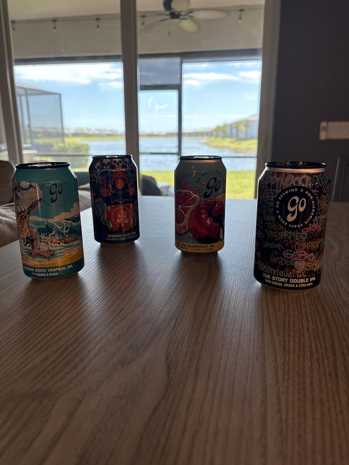 Go Brewing - IPA 12 Mixed Pack - Non Alcoholic Beer - Small Batch Brew - Featuring Double IPA, Disarm Hazy, Grapefruit & Tropical IPA - Low-Calorie, NA Brew (12 oz, 12 Pack) customer photo 1