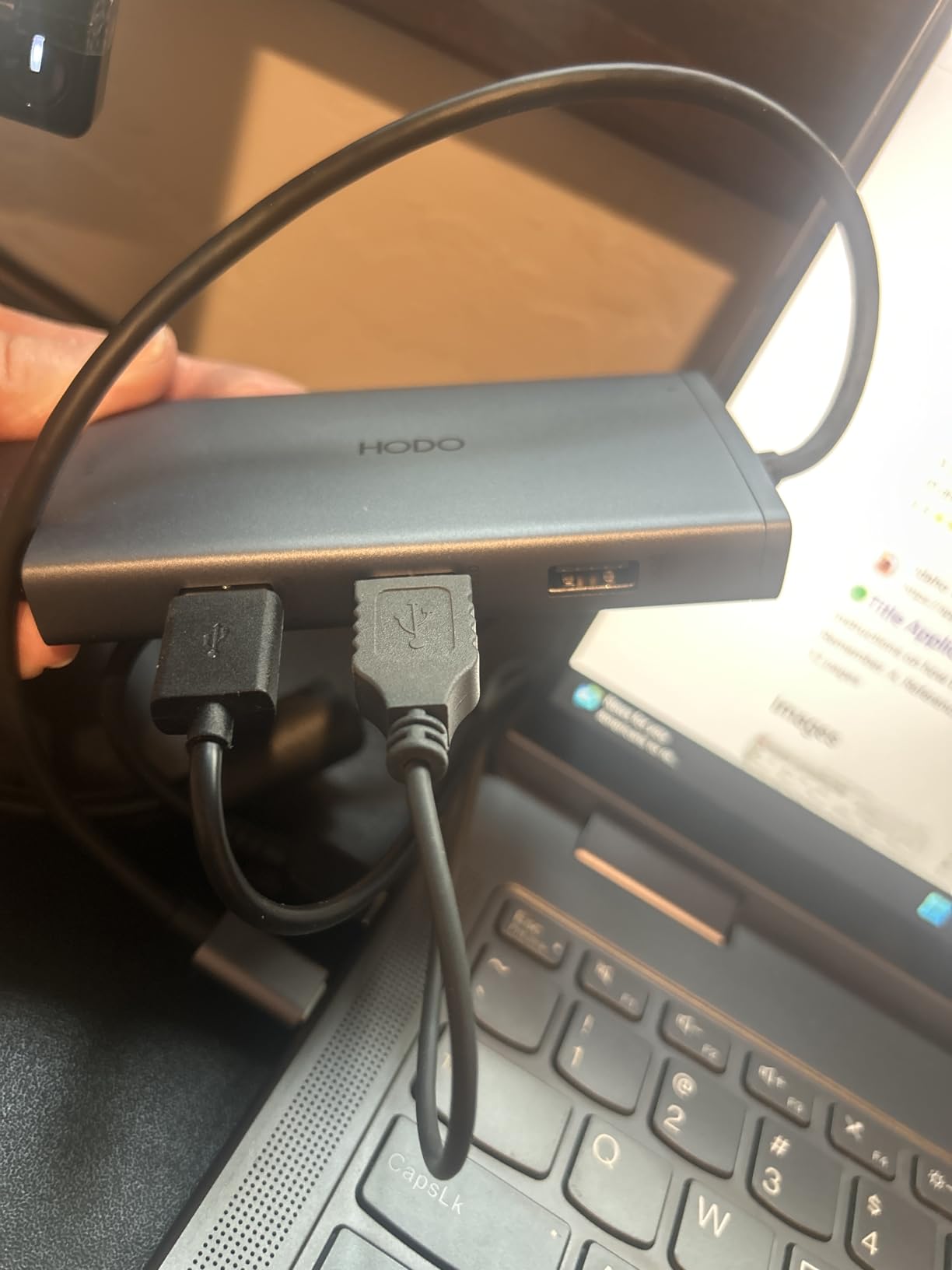 USB C Docking Station Dual Monitor Adapter for Dell HP, Laptop Docking Station 3 Monitors Quad Display USB C Hub Dongle to 4K HDMI+DP+VGA,3 USB2.0,100W PD,8 in 1 Thunderbolt Dock for Lenovo,Surface customer photo 1