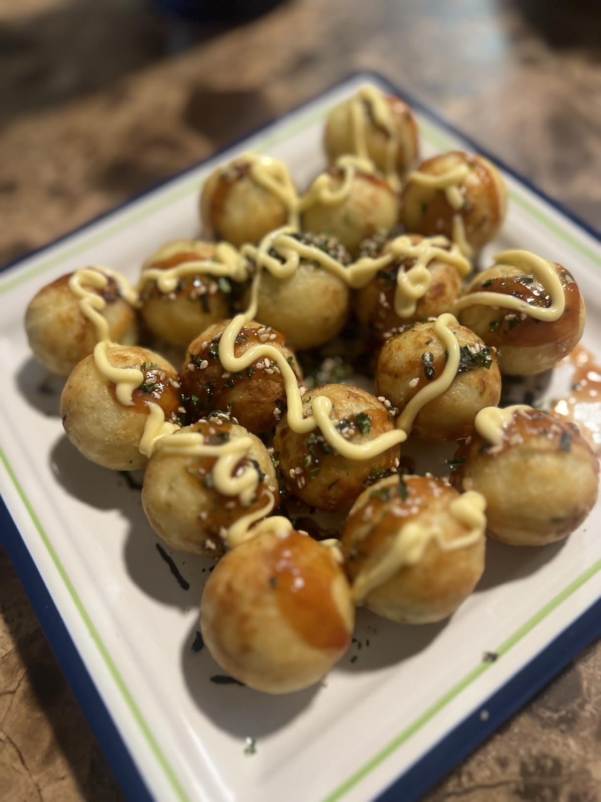 Takoyaki Maker Machine by StarBlue with FREE Takoyaki Picks - Temperature Control 18 Holes Electric Japanese Octopus Balls Pan with Nonstick Surface 120V 60Hz 700W customer photo 2
