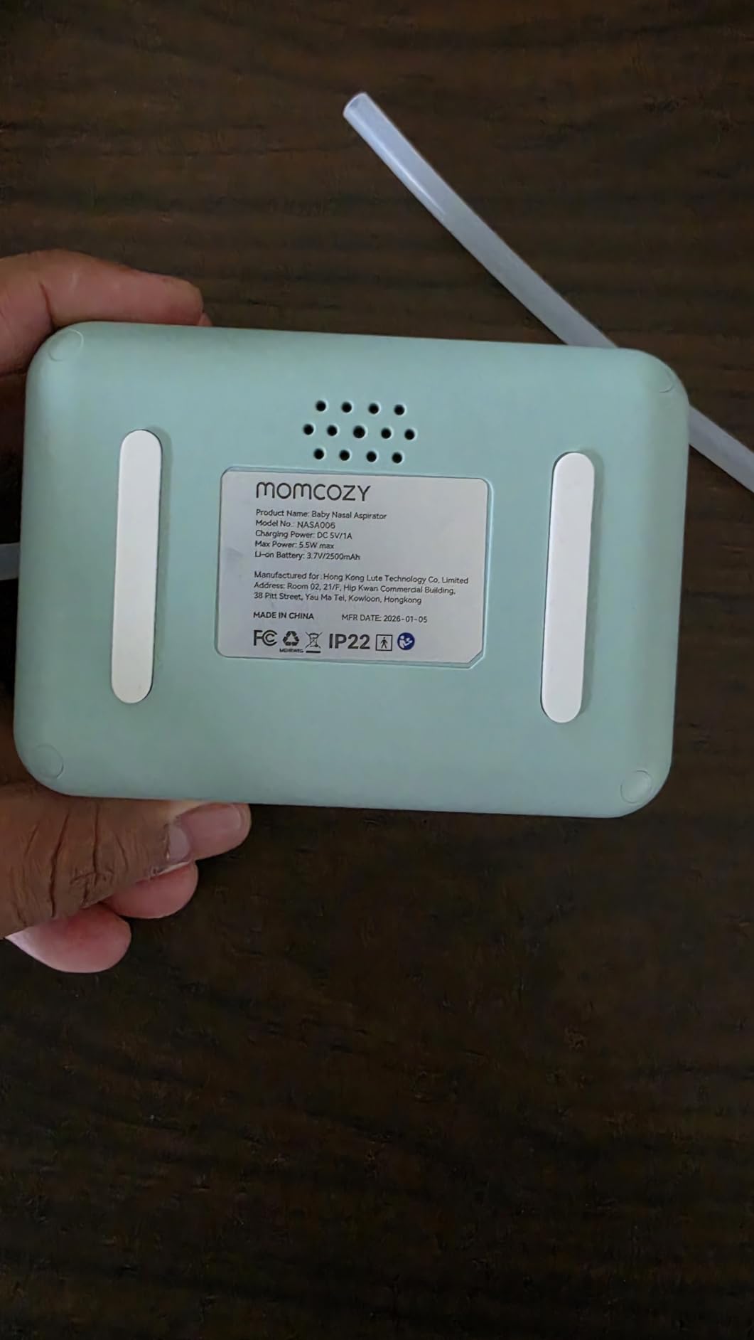Momcozy Nasal Aspirator for Baby, Hospital-Grade 70 KPa Strong Suction & 9 Suction Levels Nose Sucker, Electric Nose Cleaner for Toddler & Newborn, Soothe Light & Lullabies, BPA Free Silicone Tips customer photo 2