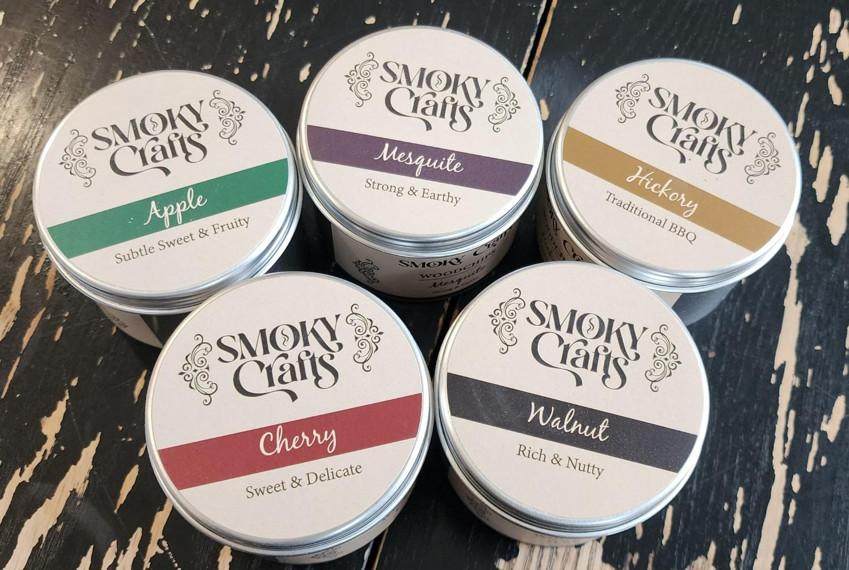 5 x 2oz Wood Chips for Cocktail Smoker (Set of 5: Cherry, Hickory, Apple, Mesquite, Walnut) - 5 Flavors of Smoking Gun Wood Chips - Whiskey Gifts for Men customer photo 2