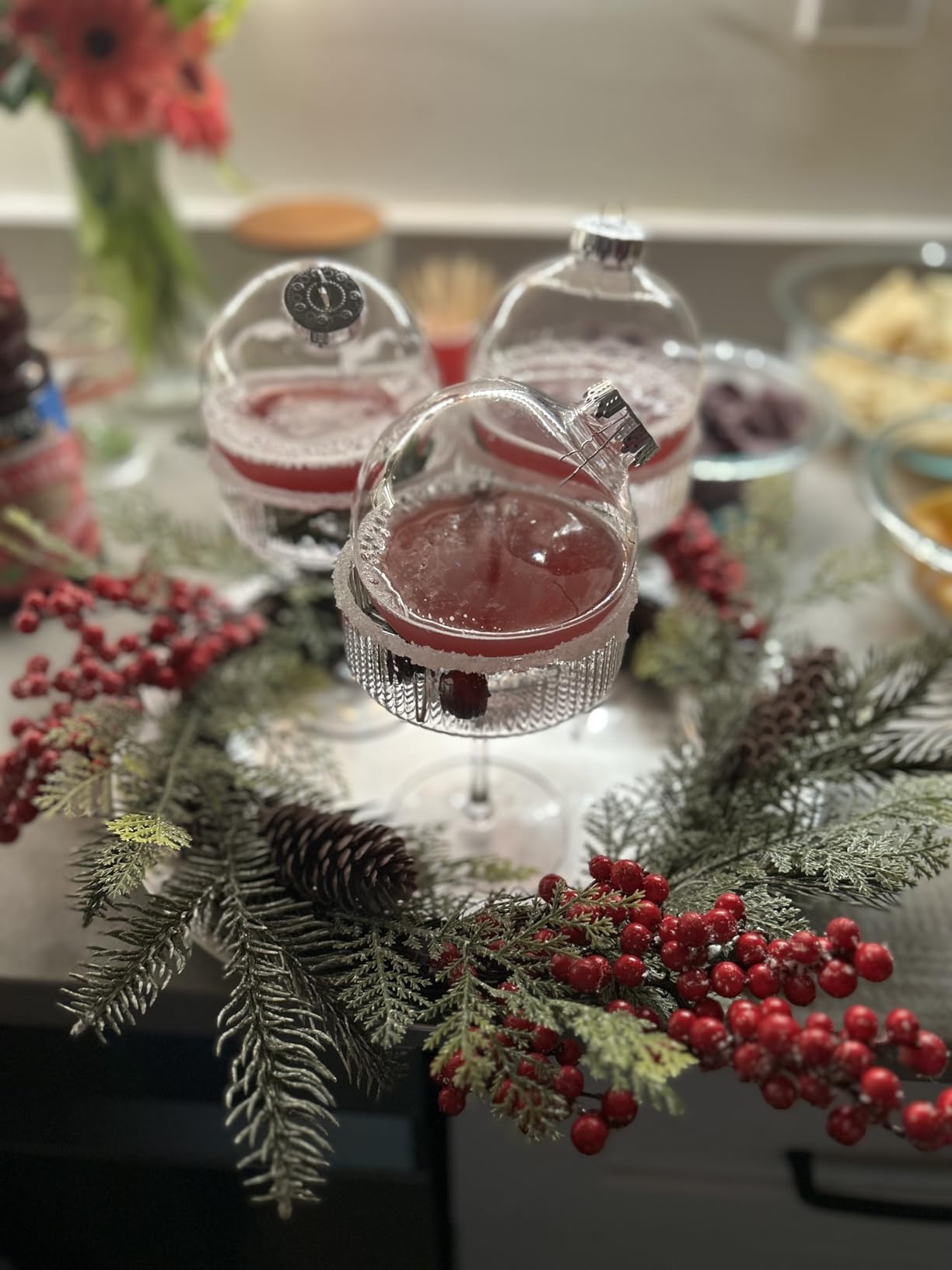 Coupe Glasses Set Of 4, Hand-blown 10 Oz Vintage Cocktail Glasses, Ribbed Martini Glasses For Espresso Martini, Champagne, Cosmopolitan, Manhattan, Cocktail Party, Cocktail Glassware Gift Set customer photo 2