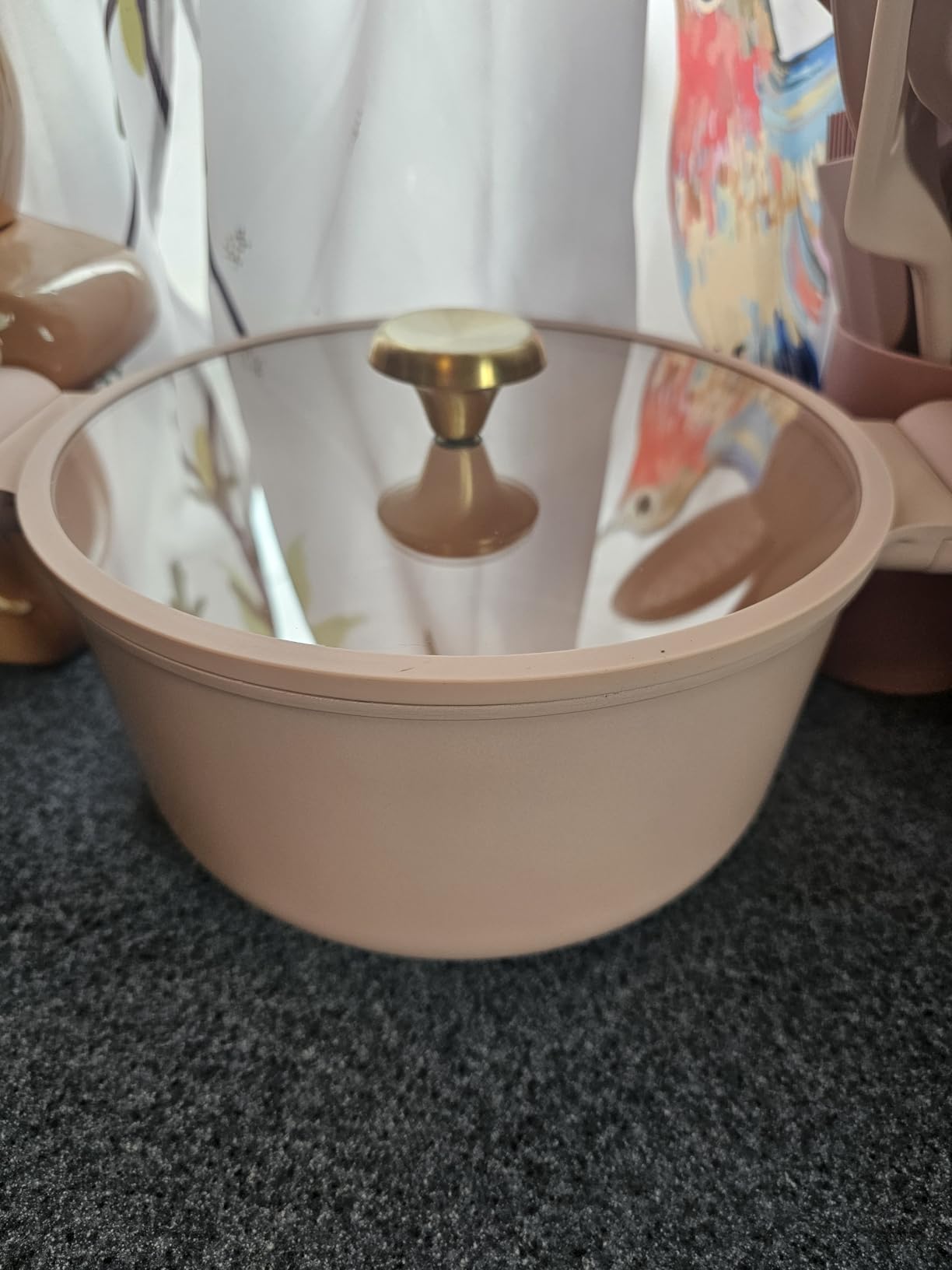 CAROTE 14 Pcs Pots and Pans Set Nonstick, Cookware Set Kitchen Cooking Set with Utensil and Pan Protectors customer photo 2
