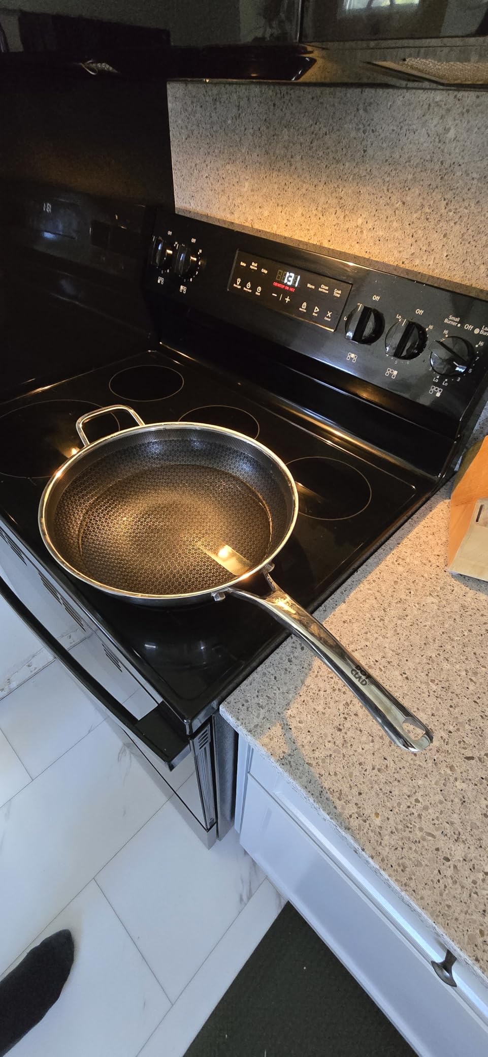 Wok pan, Hybrid 12 inch Wok with Lid, PFOA Free Cookware, non stick Stainless Steel Woks & Stir-fry pans Nonstick, Dishwasher and Oven Safe, Works on Induction customer photo 2