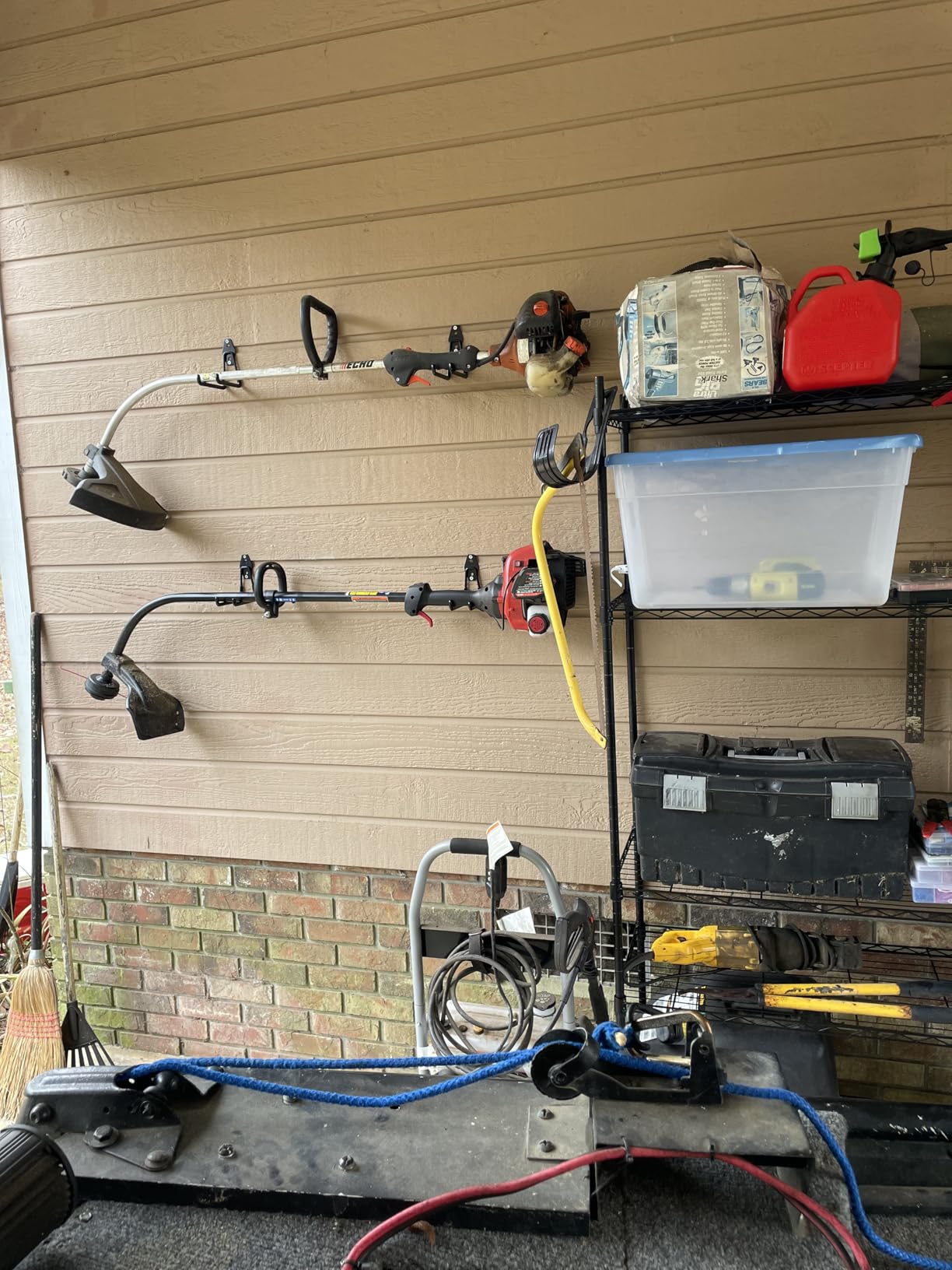 5 Tier Metal Shelving Unit Storage Shelves Load 1500LBS, Adjustable Wire Shelving for Commercial Garage, 61.7