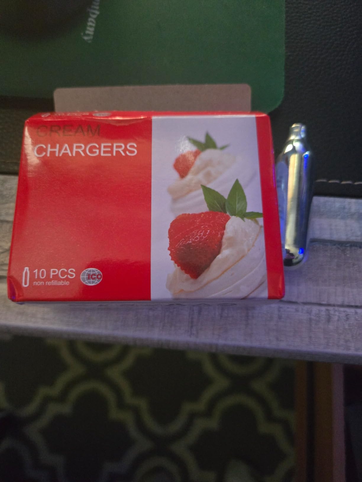 ICO Whipped Cream Charger, 10 Count, 8g N2O Whipped Cream Chargers for Whipped Cream Dispenser, Compatible with Standard Whip Cream Maker customer photo 1