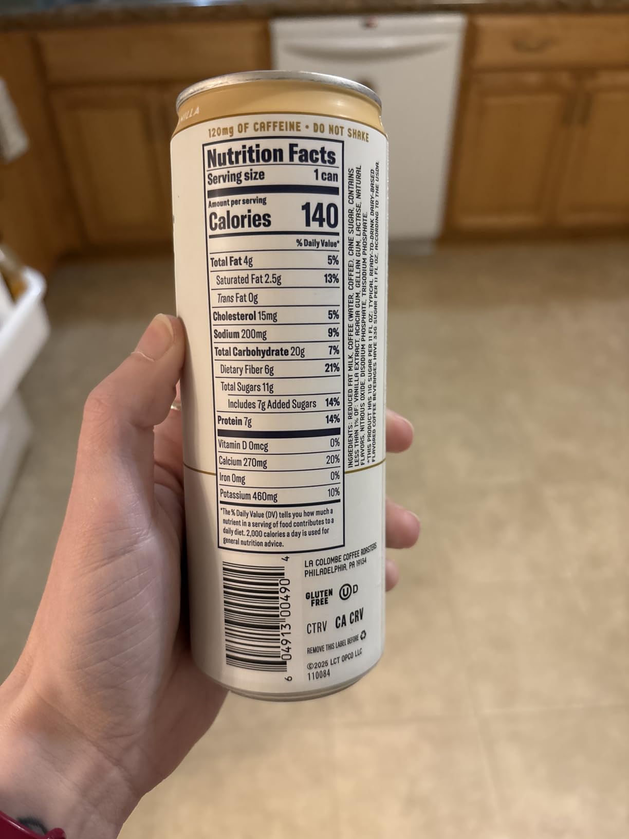 La Colombe Coffee, Vanilla Draft Latte, 11 fl oz Cans (Pack of 12) customer photo 2
