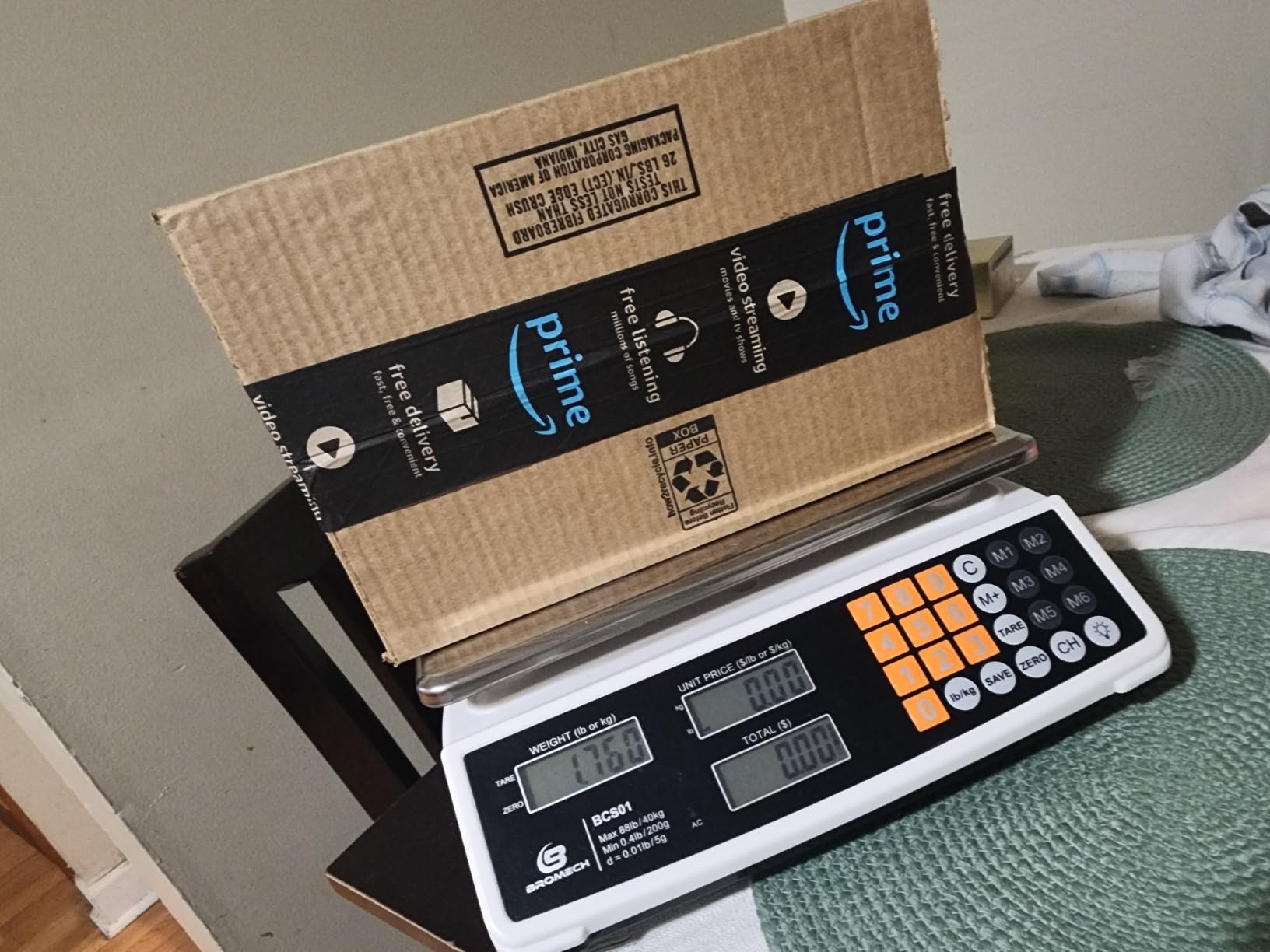 Price Computing Scale 88lb/40kg Commercial Food Scale for Produce Meat Weighing, LCD Display and Green Bright Backlight for Farmers Markets, Meat Shop, Deli, (Not for Trade) customer photo 2