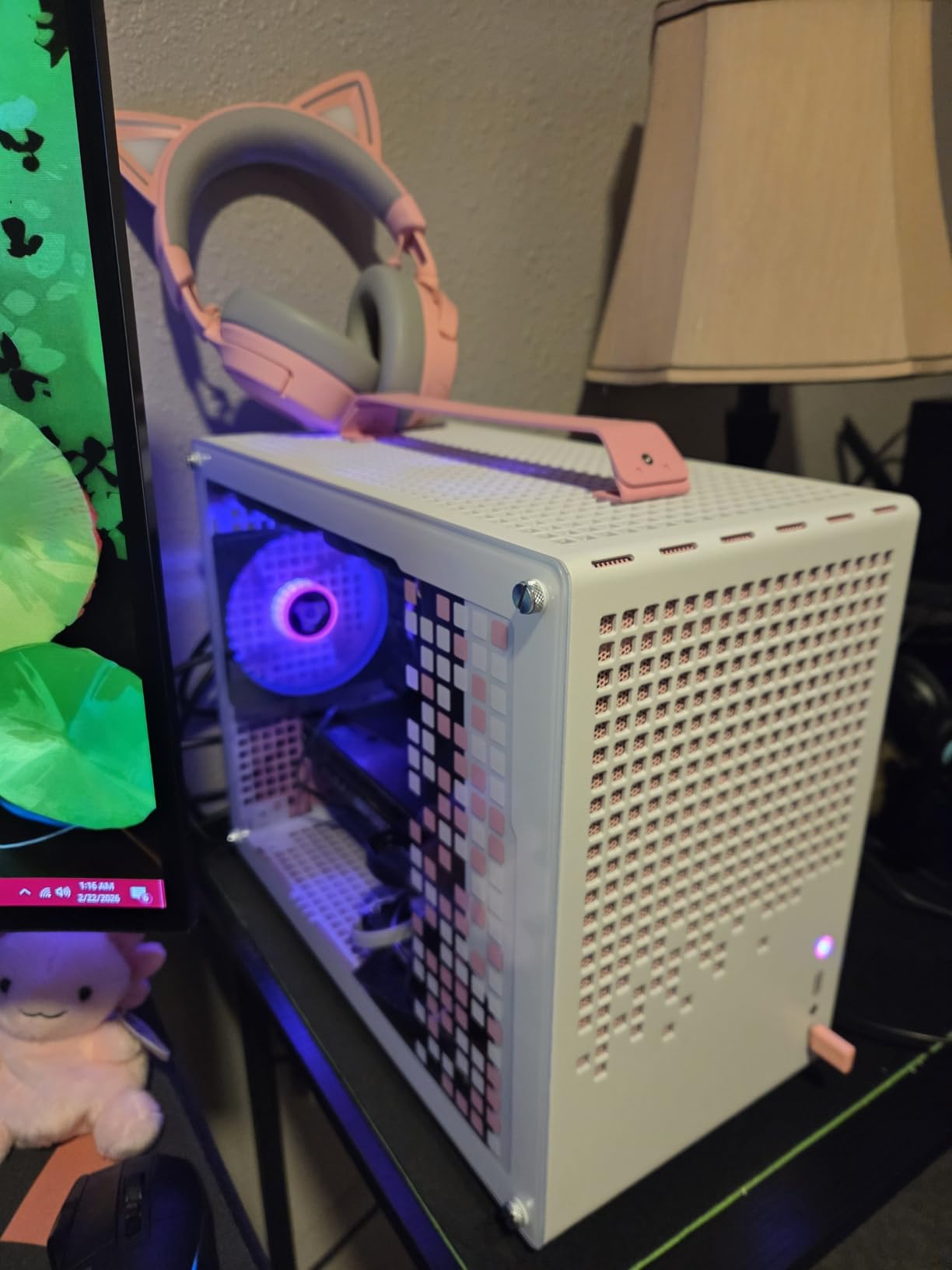 JONSBO/JONSPLUS Z20 Black Micro-ATX Mini Tower PC Case, with Detachable Carrying Handle, Mini Size, High-Performance Hardware Compatible, Support 240AIO, H160mm Cooler, Black customer photo 1